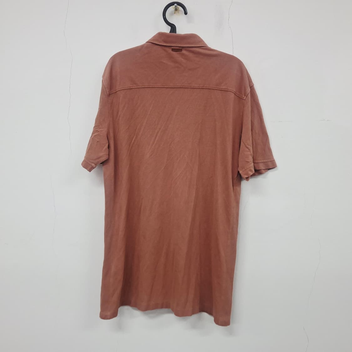 제냐 신형 라이트 버건디 코튼 실크 폴로 반팔 티셔츠 50 상품이미지2