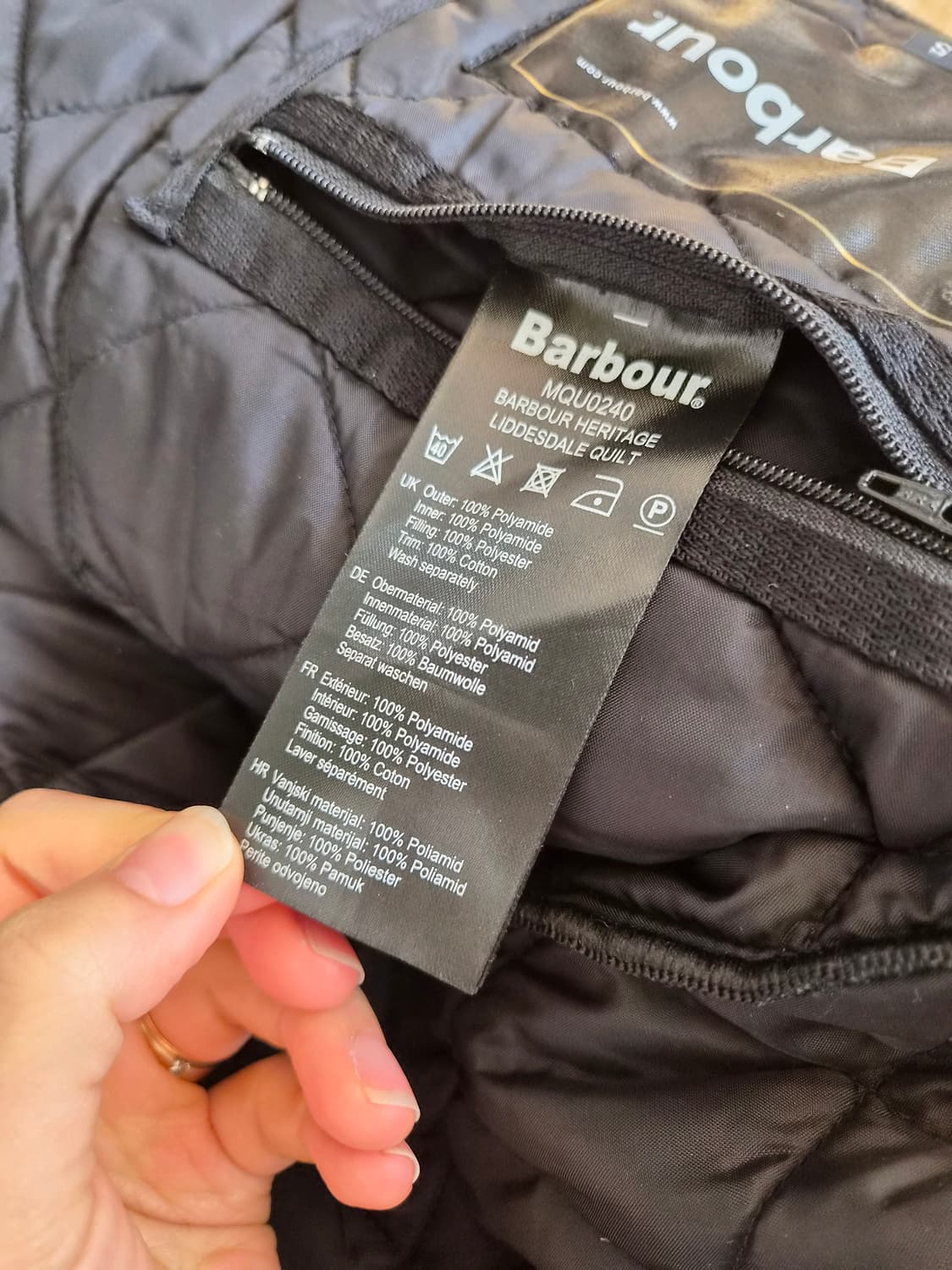 바버 남녀공용 헤리티지리데스데일 퀄팅자켓

 상품이미지8