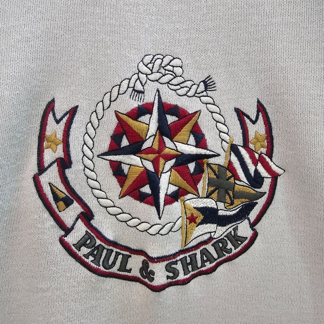 90's 폴앤샤크 배색 맨투맨 상품이미지3