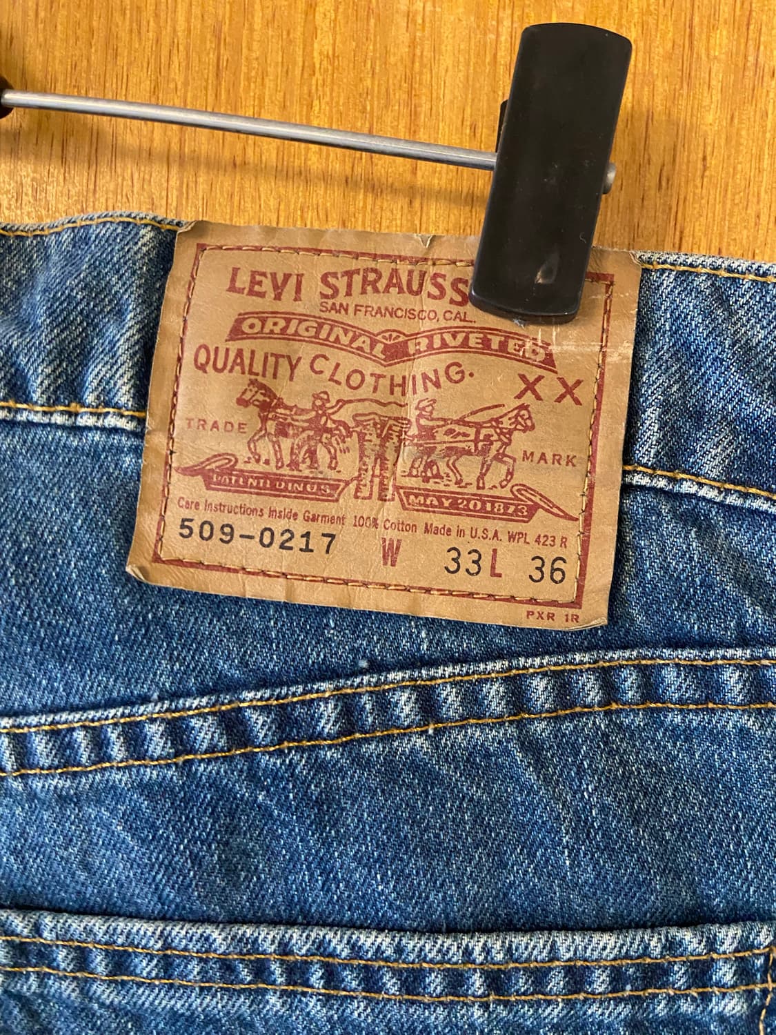 리바이스 509 데님팬츠 상품이미지4