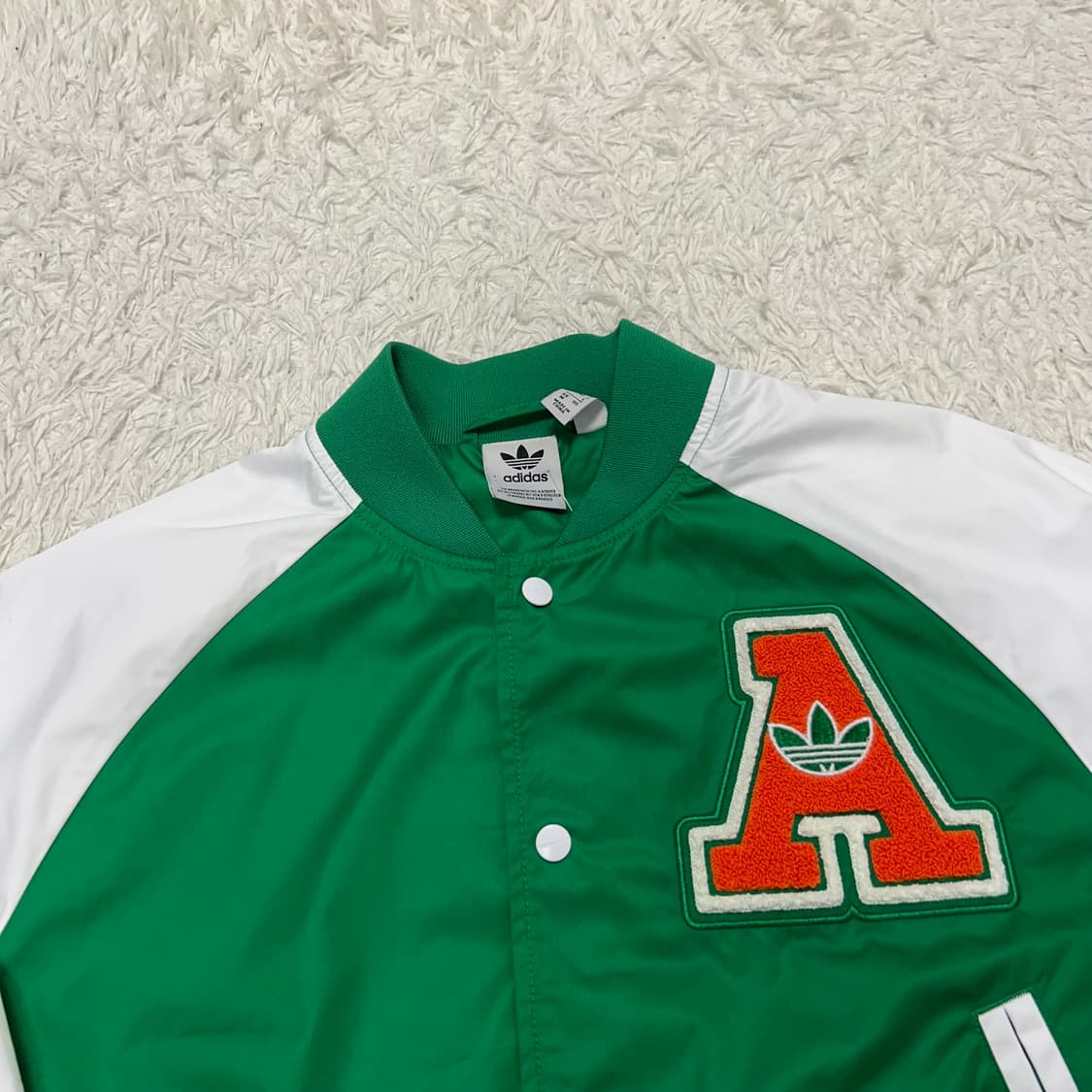 Adidas Green Varsity Bomber Jacket 상품이미지7