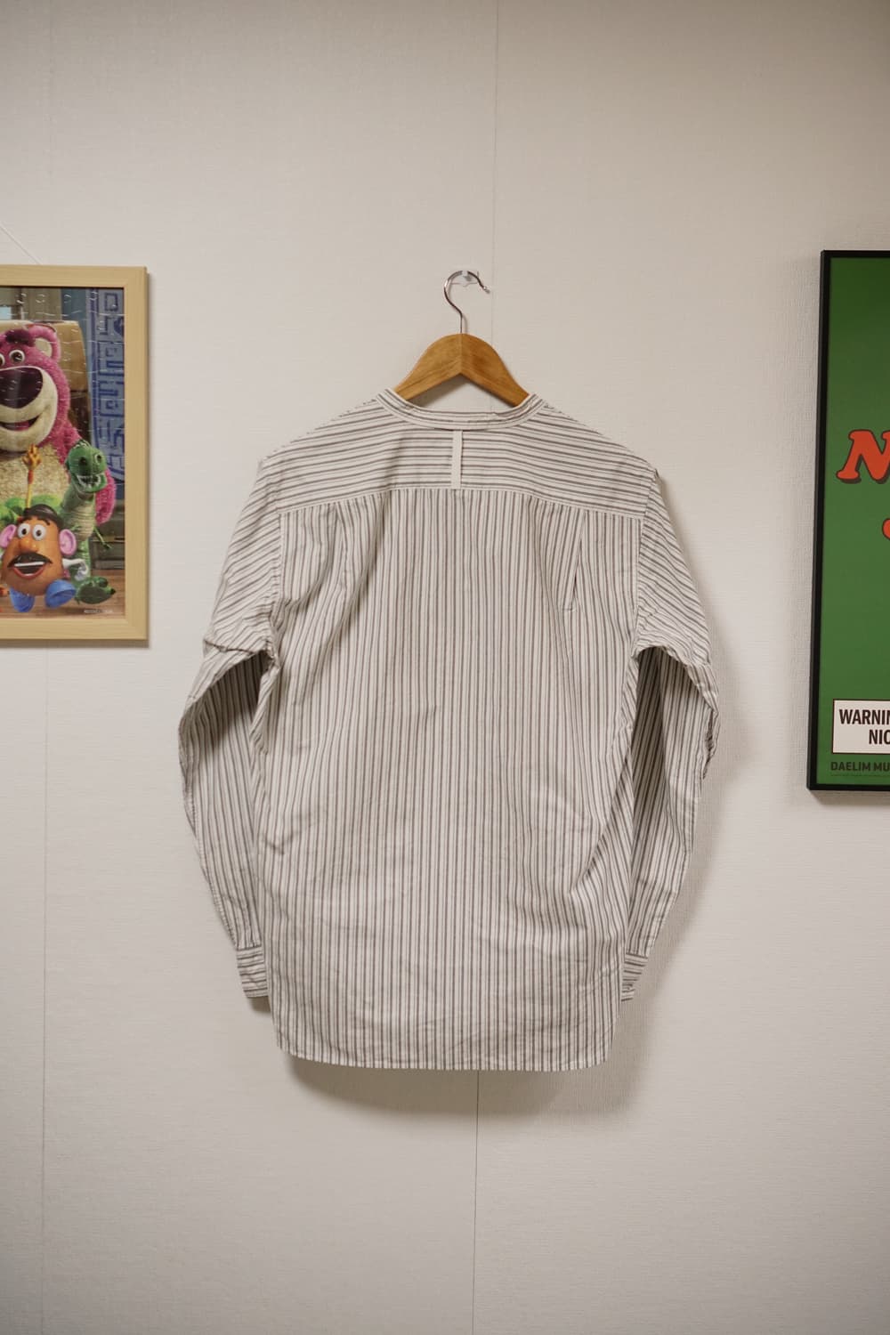 MHL 스트라이프 카라리스 셔츠 상품이미지2