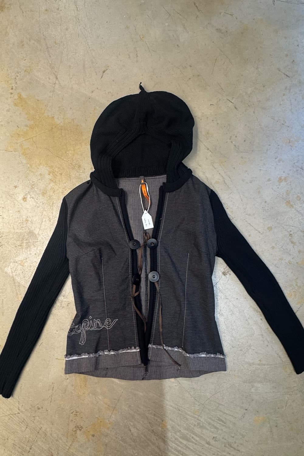 Cop copine knitted hoddie 니트 후드집업 상품이미지5