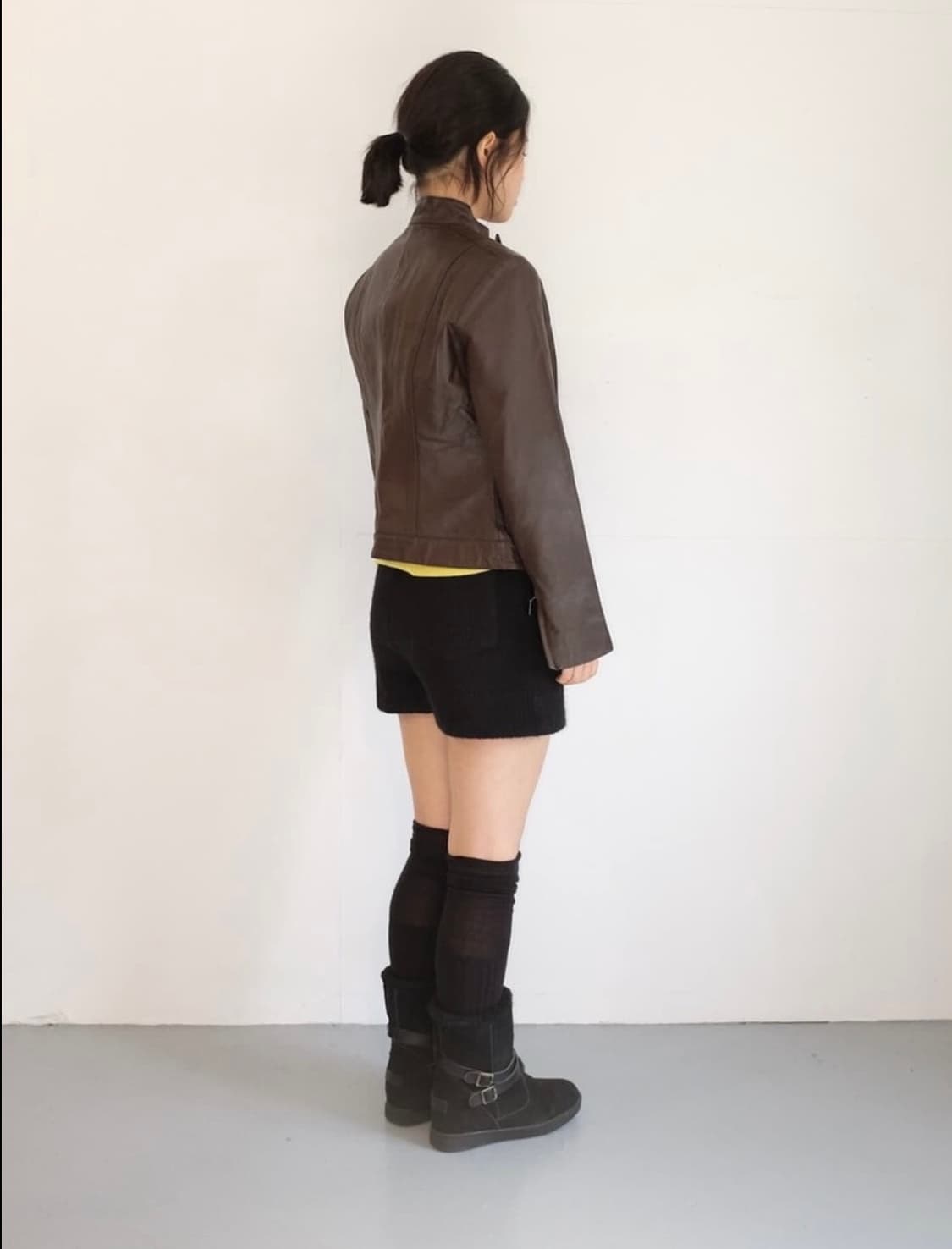 마츠리 Vintage leather jacket 상품이미지4