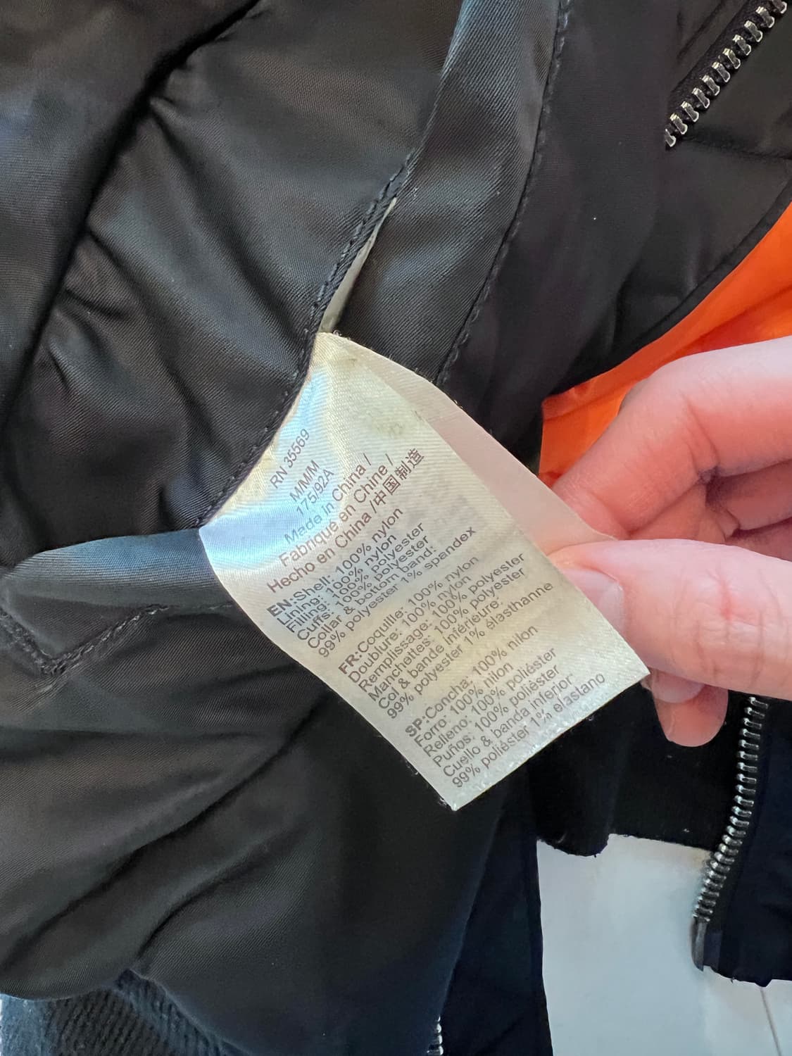 알파인더스트리 나사 MA-1 상품이미지8