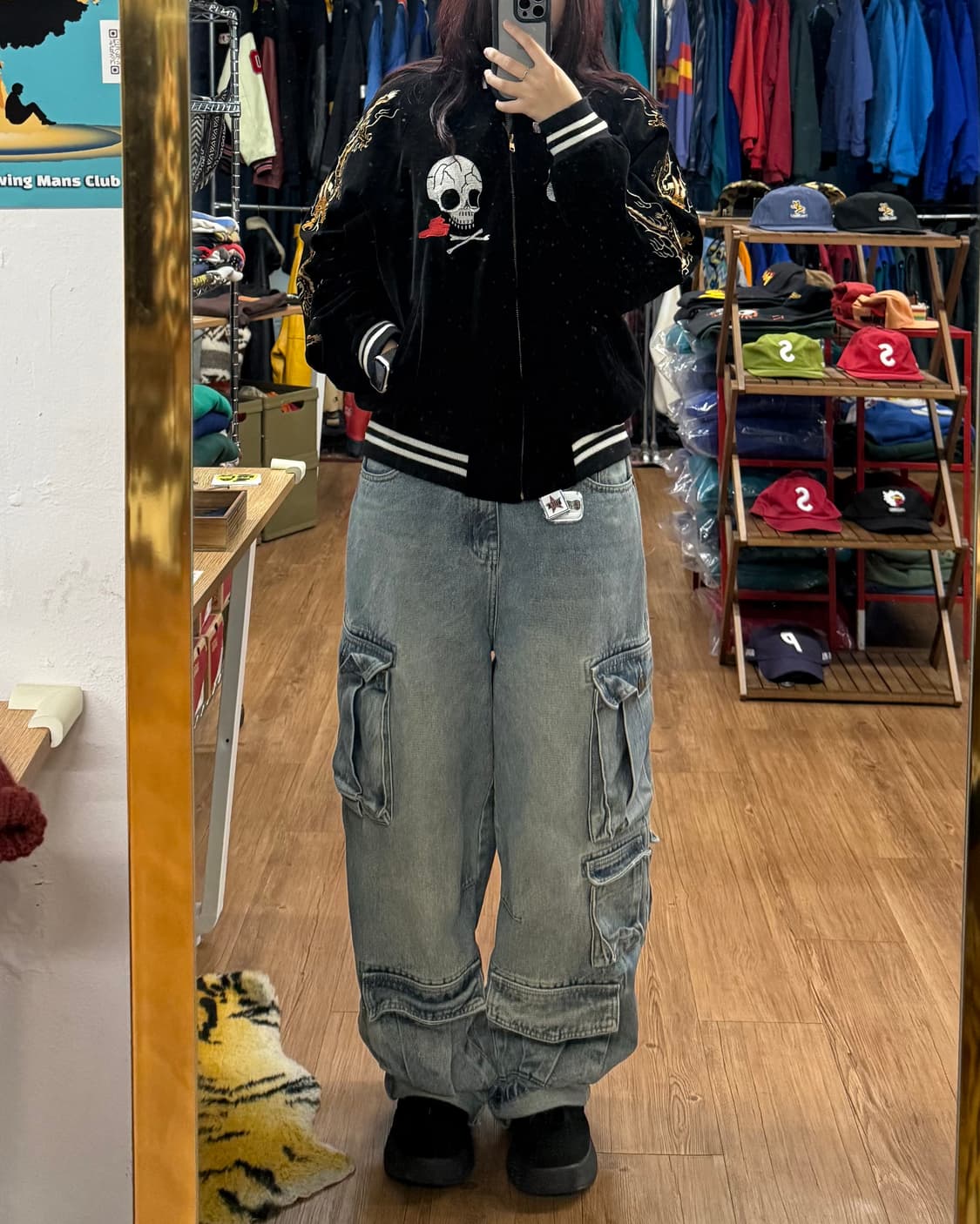 90s 슛온 벨벳 수베니어 자켓 상품이미지1