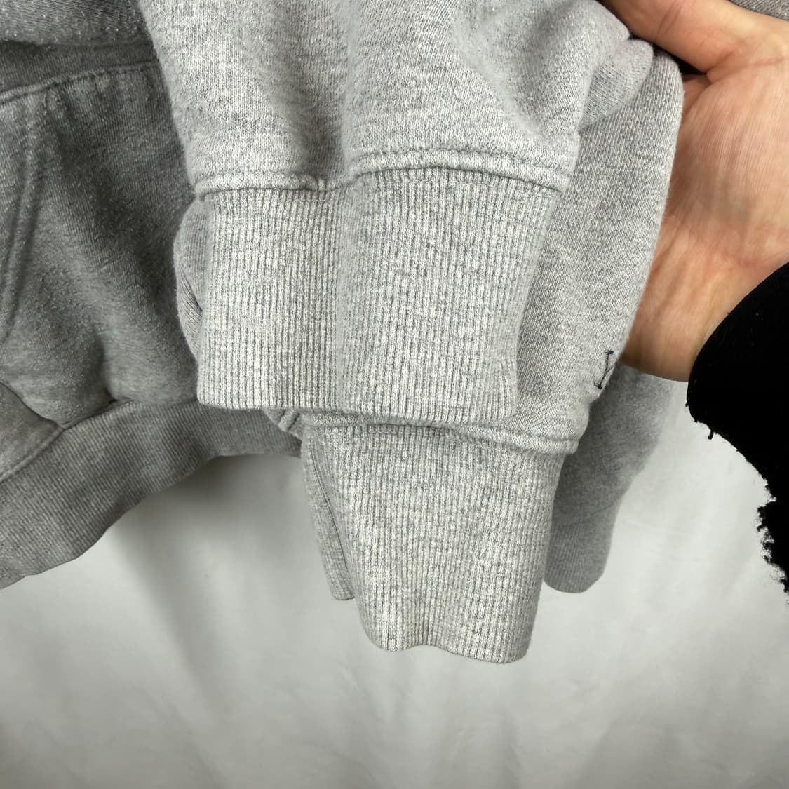 (M) 예일 패치로고 후드 티 그레이 상품이미지4