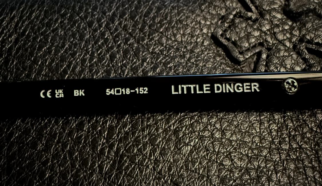 크롬하츠 리틀딩거 블랙/실버 안경 상품이미지9