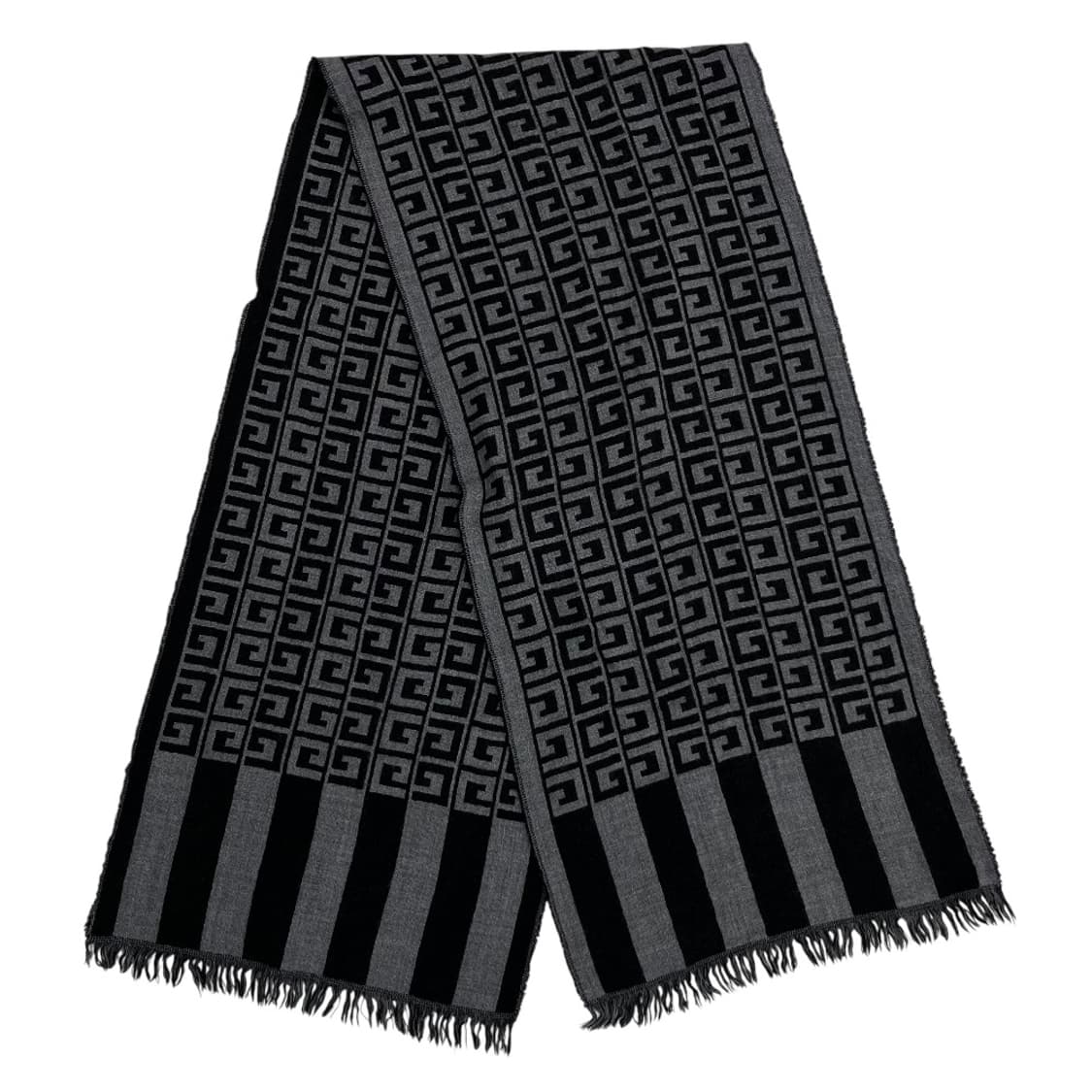 지방시 멀티 패턴 그레이 머플러 상품이미지4