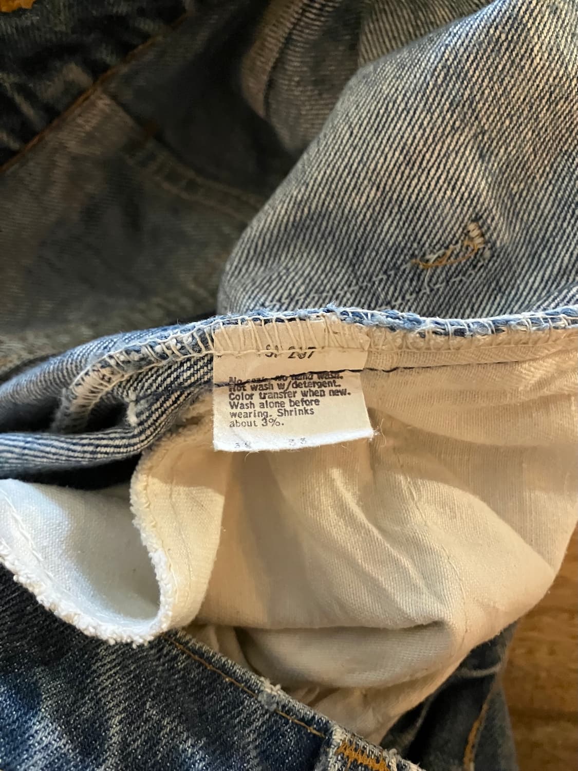 80s USA 빈티지 리바이스 646 벨바텀 부츠컷 데님 팬츠 상품이미지9