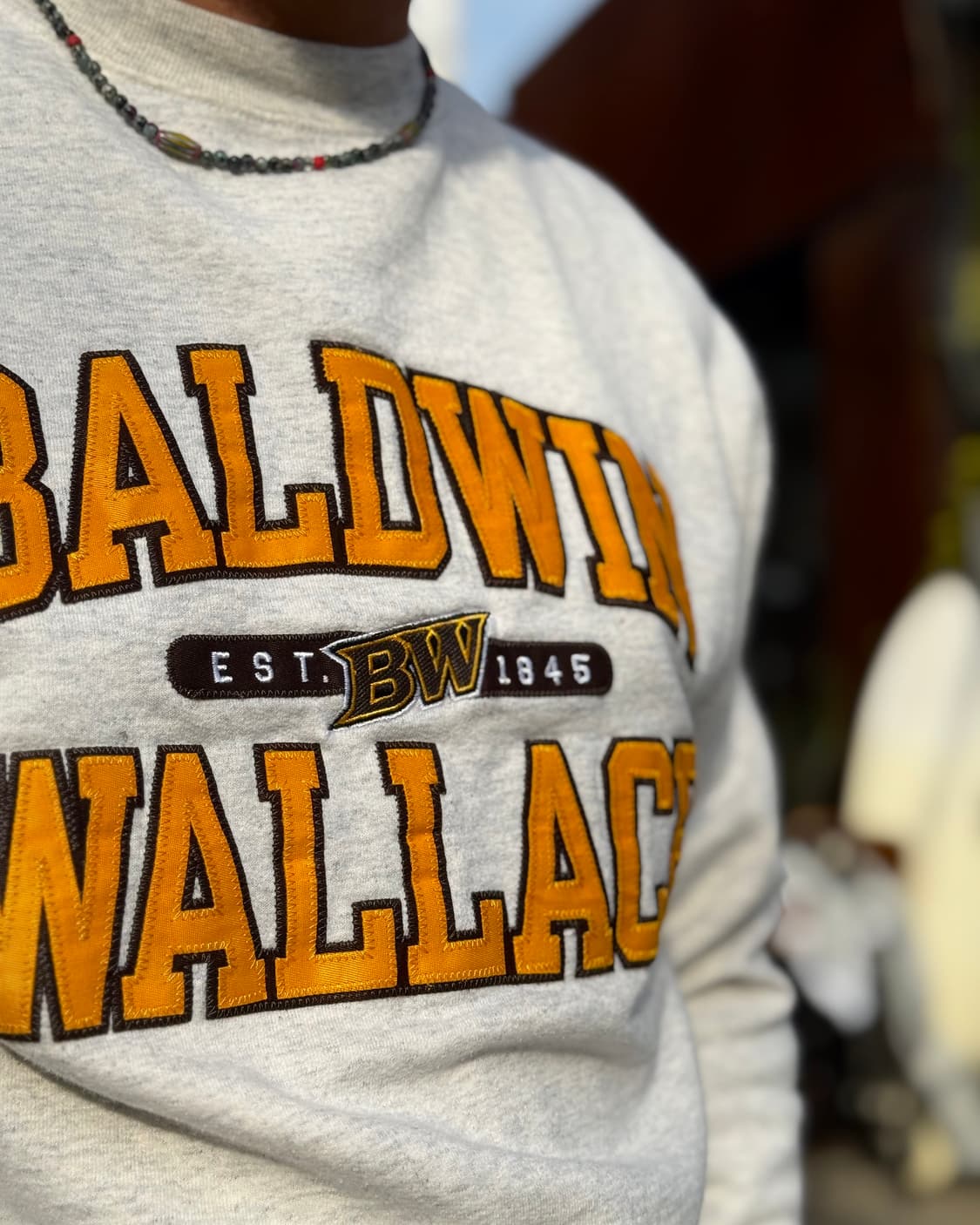 90-00‘s 챔피온 볼드위 월레스 스웻셔츠 M 상품이미지9