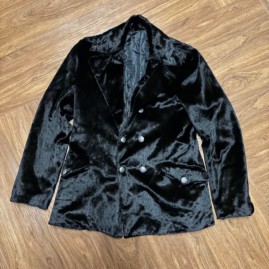 JAPAN VINTAGE FUR DOUBLE JACKET BLAZER 상품이미지5