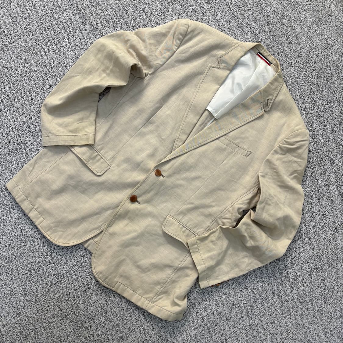 110 엠토크 린넨 블레이저 자켓 베이지 0319J 상품이미지1