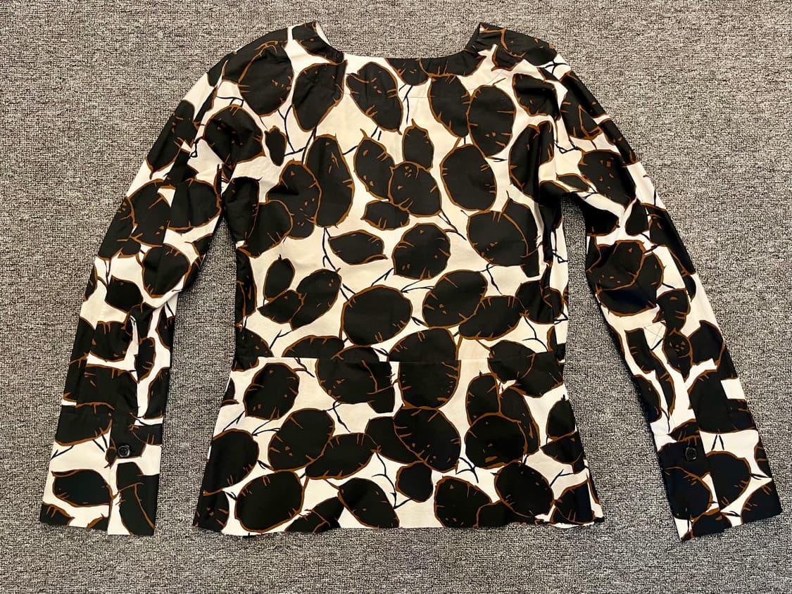 [66] 마르니 패턴 블라우스 38  상품이미지6