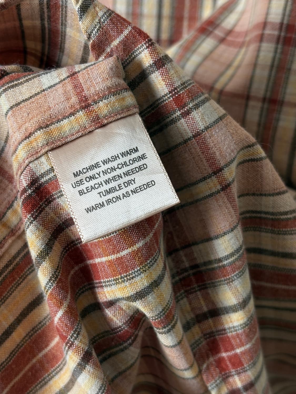 선셋 체크 엉클 셔츠 상품이미지10