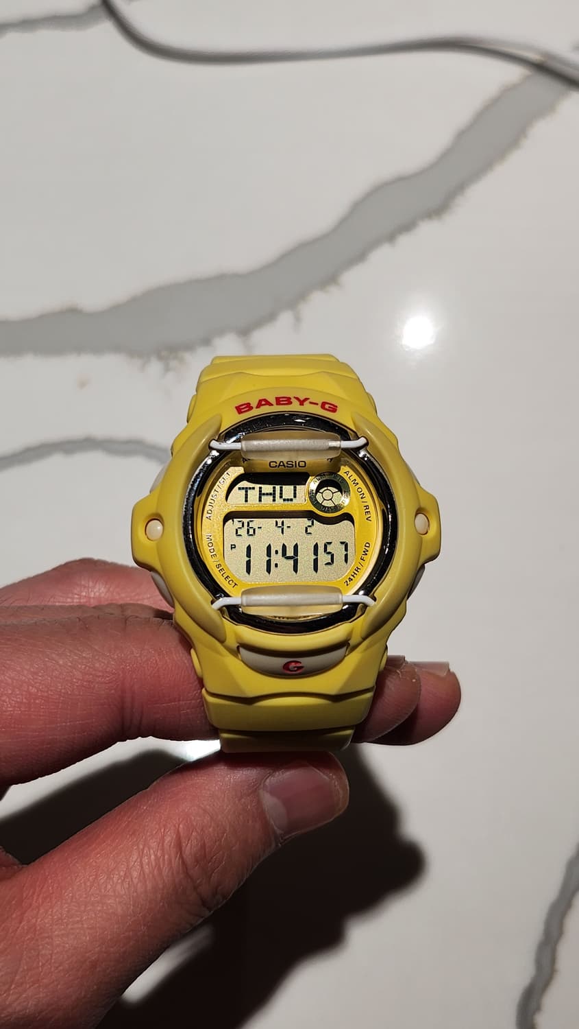 BABY-G BG-169 YELLOW 상품이미지2