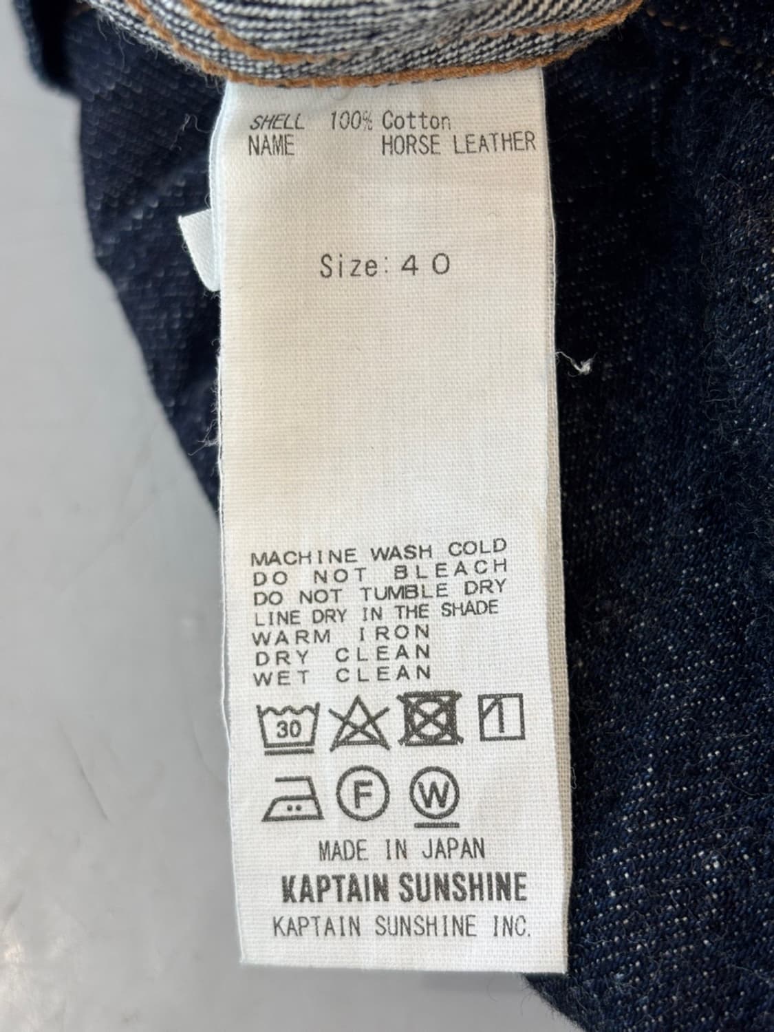 Kaptain Sunshine Denim Jacket 상품이미지8