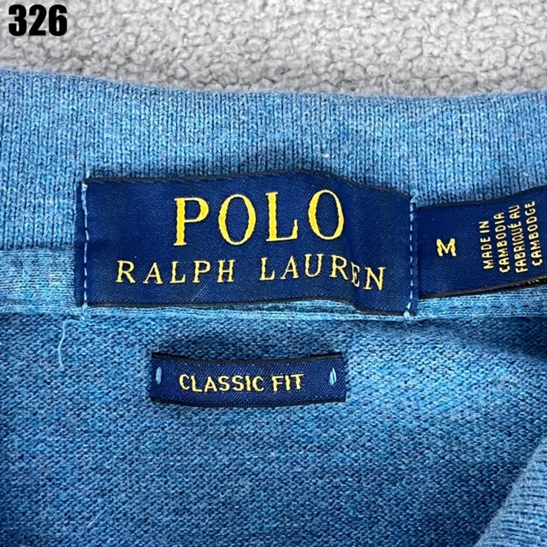 폴로 블루 반팔 카라티  상품이미지2