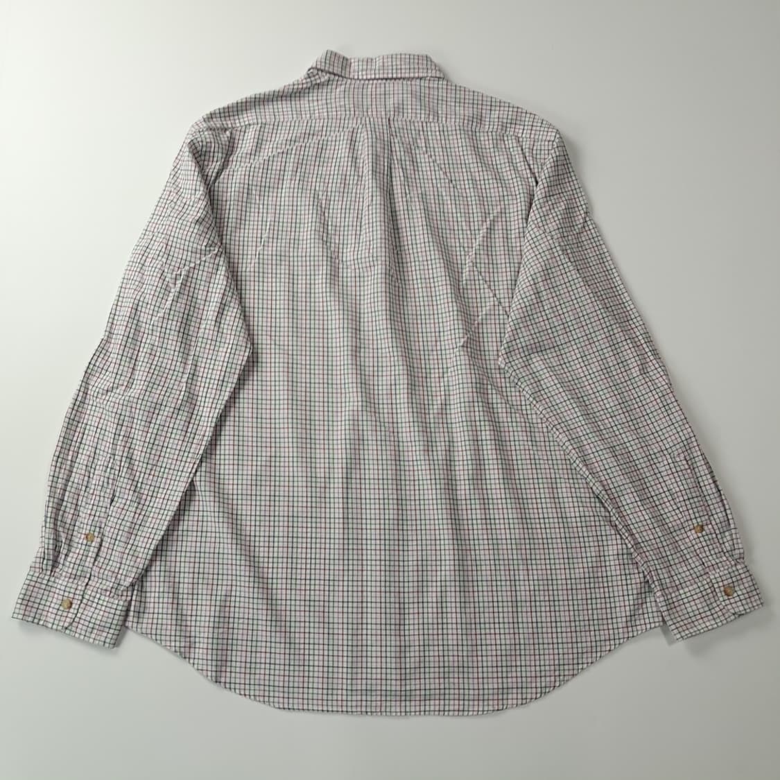 CJ010 2XL 폴로 90s 타터솔체크 멀티컬러 셔츠 남방 상품이미지6