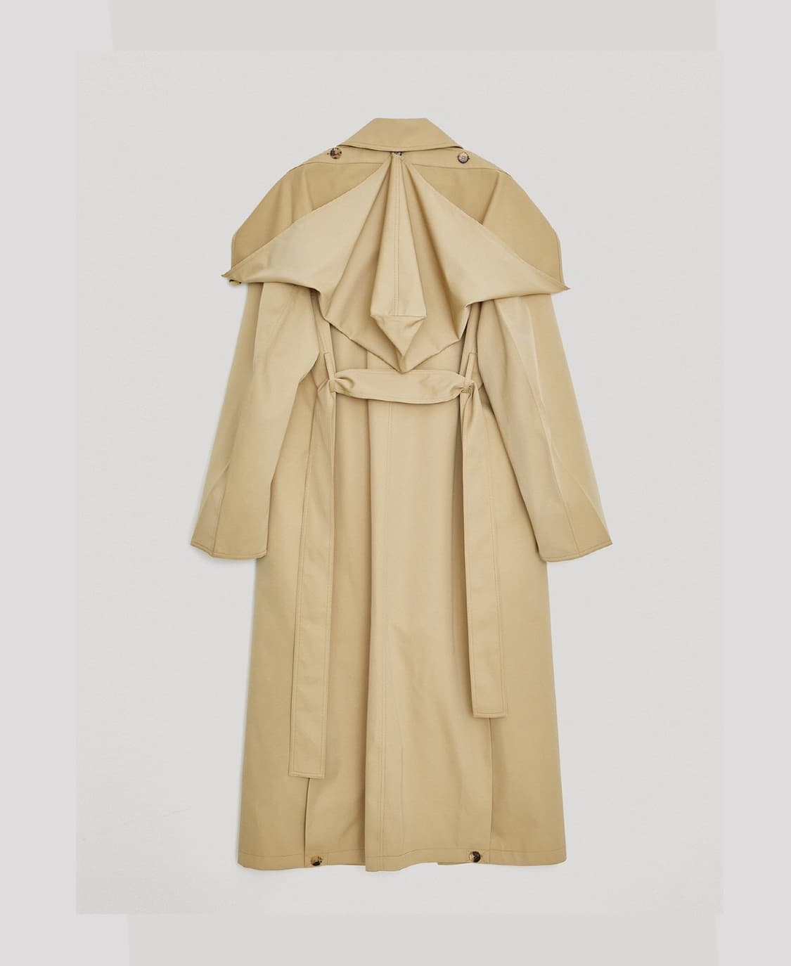 렉토(RECTO) wide hooded trench coat 상품이미지3