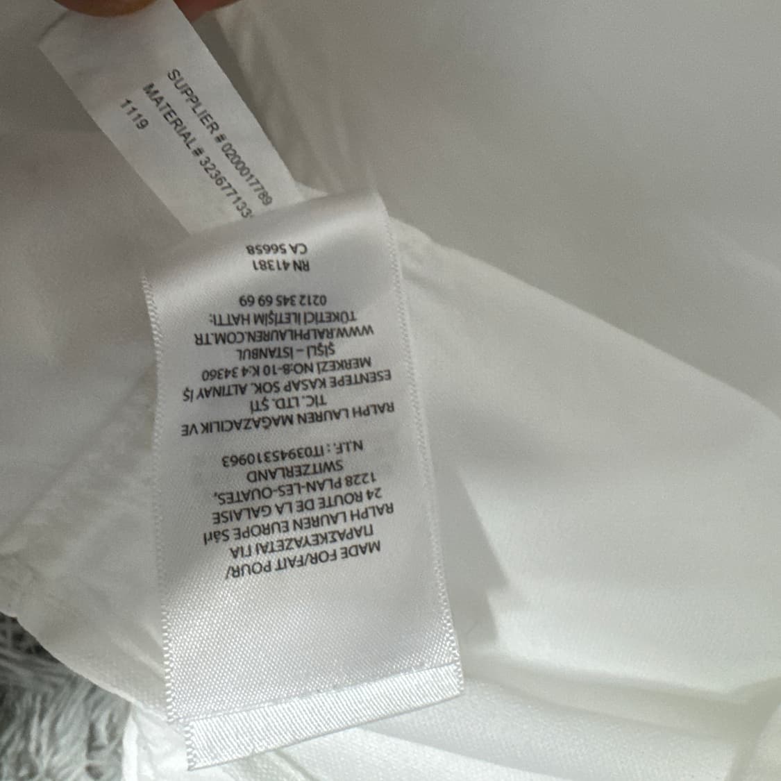 폴로랄프로렌 화이트셔츠 XL(18-20) 실착 남성 90정도 상품이미지4