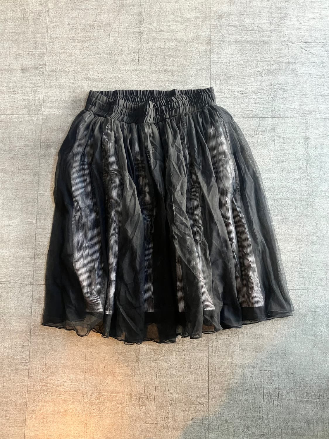 일본빈티지 핀터깔y2k 달천깔페어리 프렌세스 공주풍 샤 미디스커트 상품이미지1