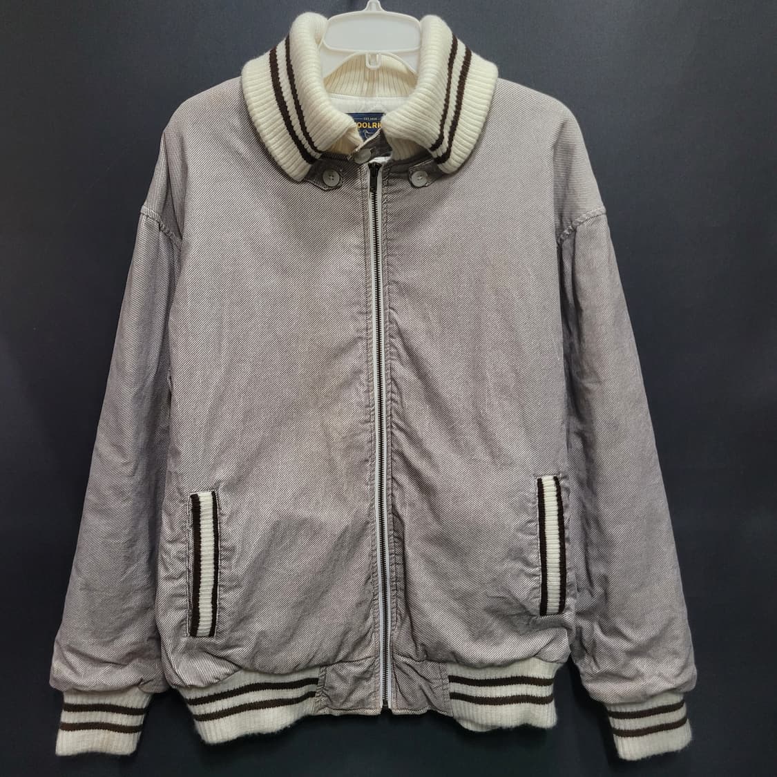 Woolrich 울리치 빈티지 니트 카라넥 워크자켓  상품이미지1