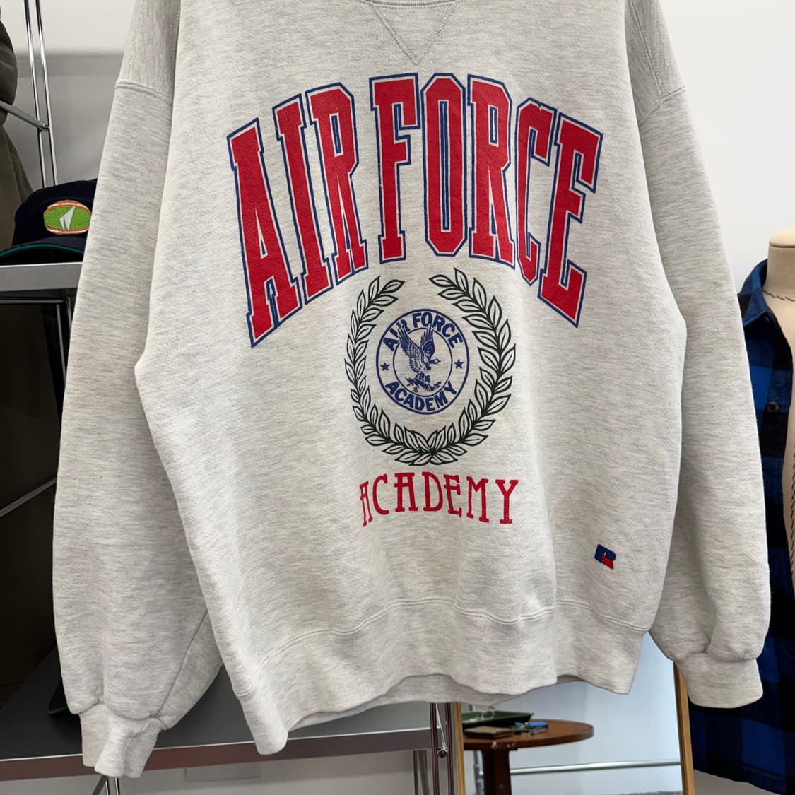 90s 러셀 빈티지 미공군 사관학교 스웻셔츠 맨투맨 made in USA 상품이미지2