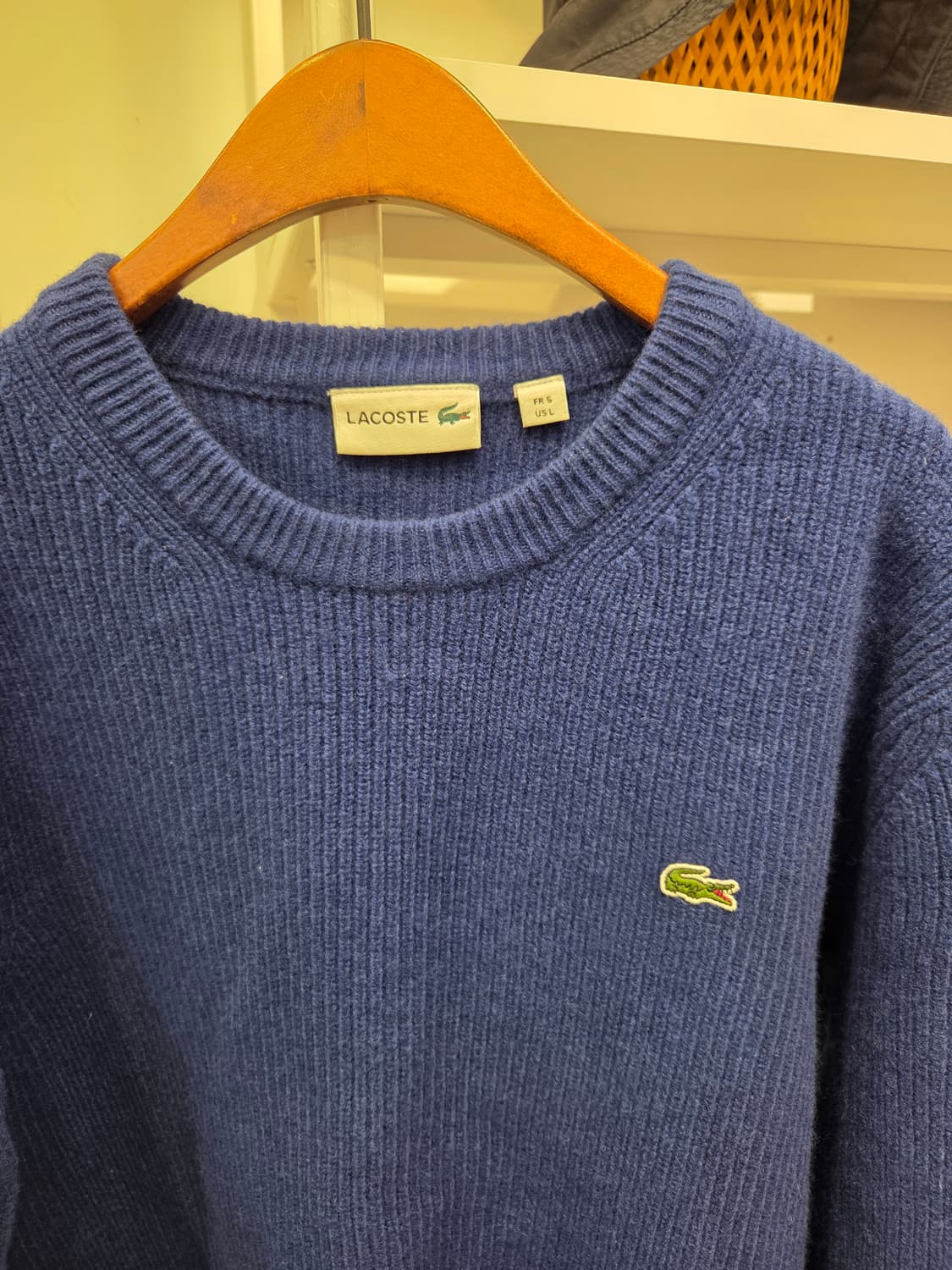 라코스테 울100 니트 풀오버 스웨터 상품이미지2