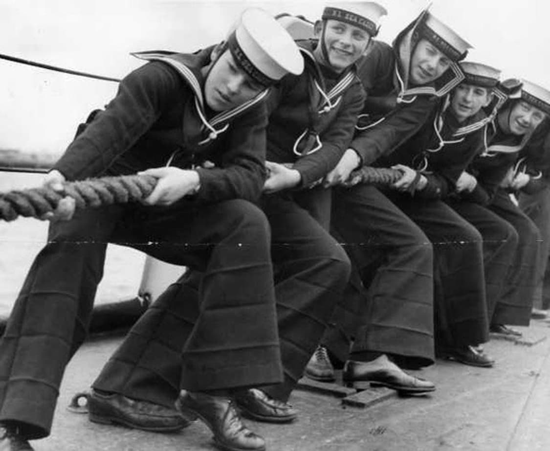 1970s USN 벨보텀 데님 덩가리 상품이미지7