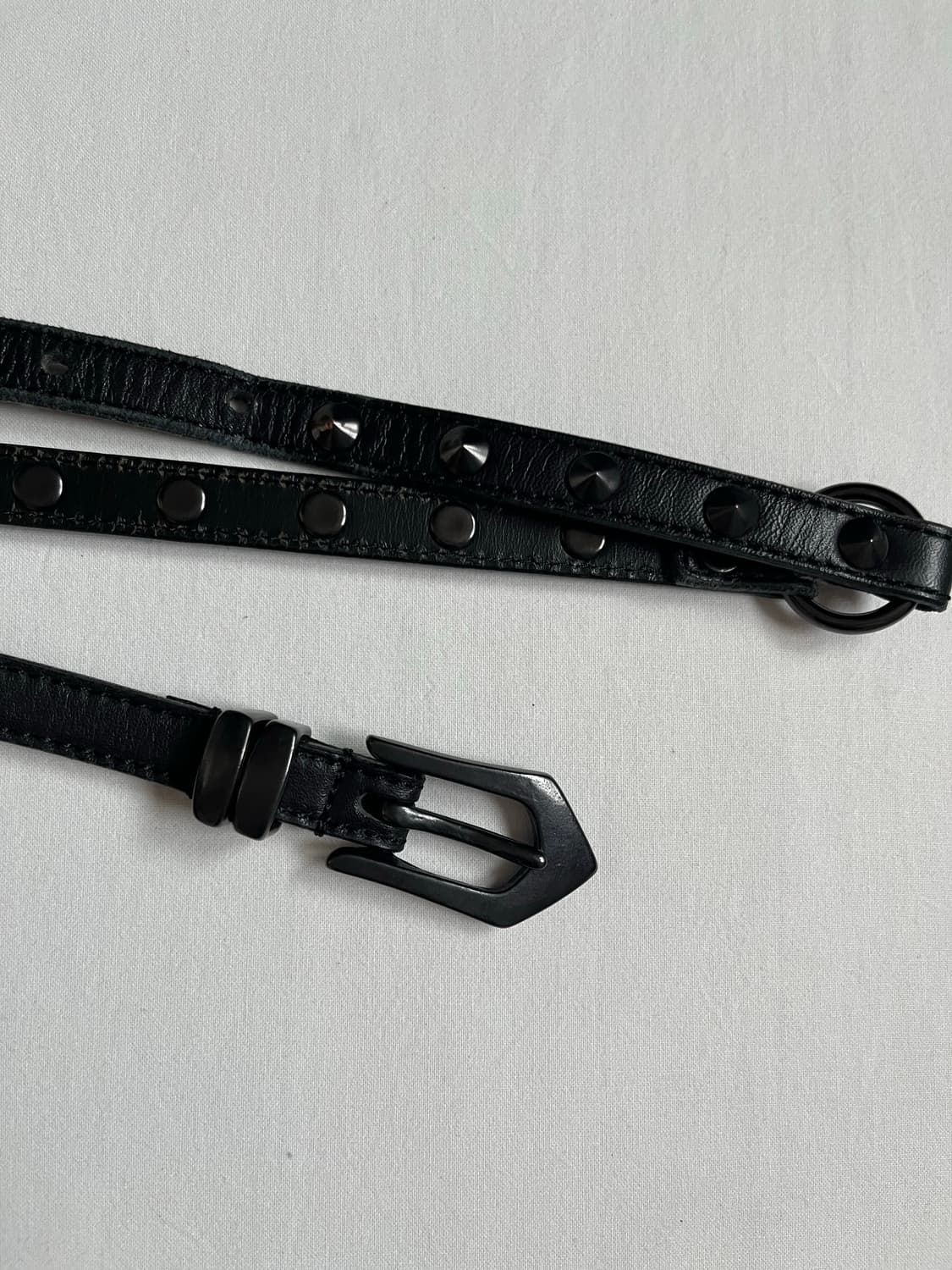 5351 Pour Les Hommes Leather Stud Belt 상품이미지3