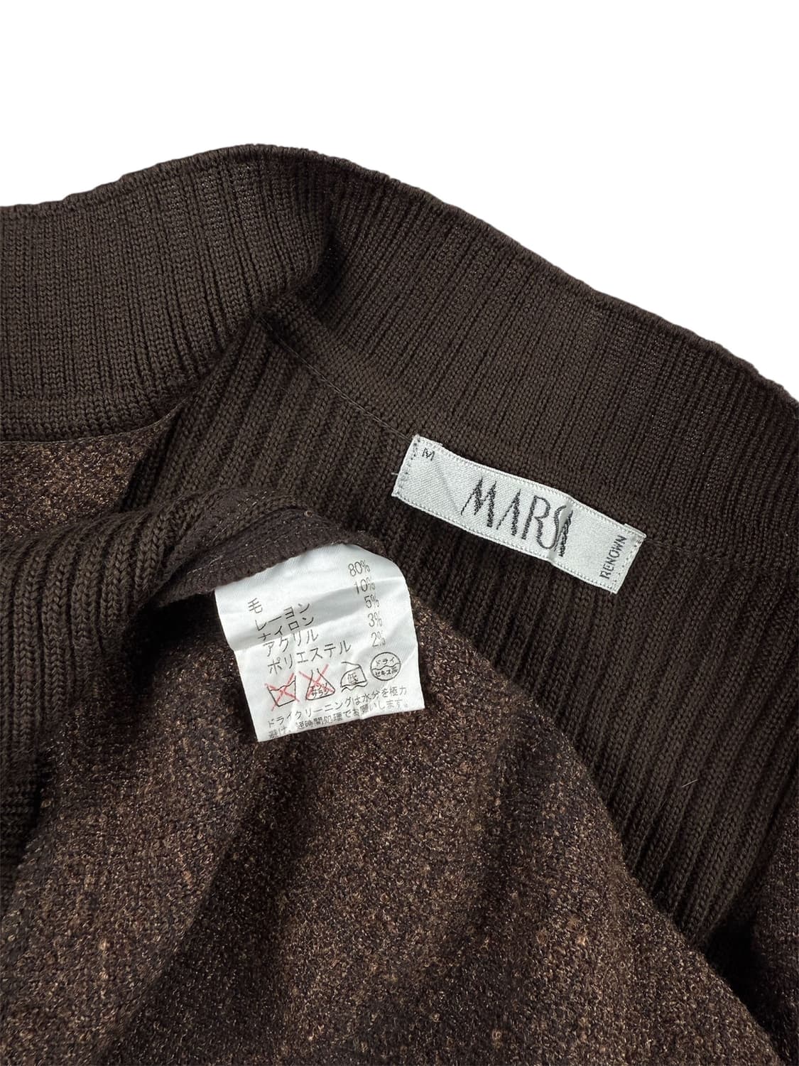 marsa 아가일 울 니트집업 상품이미지5