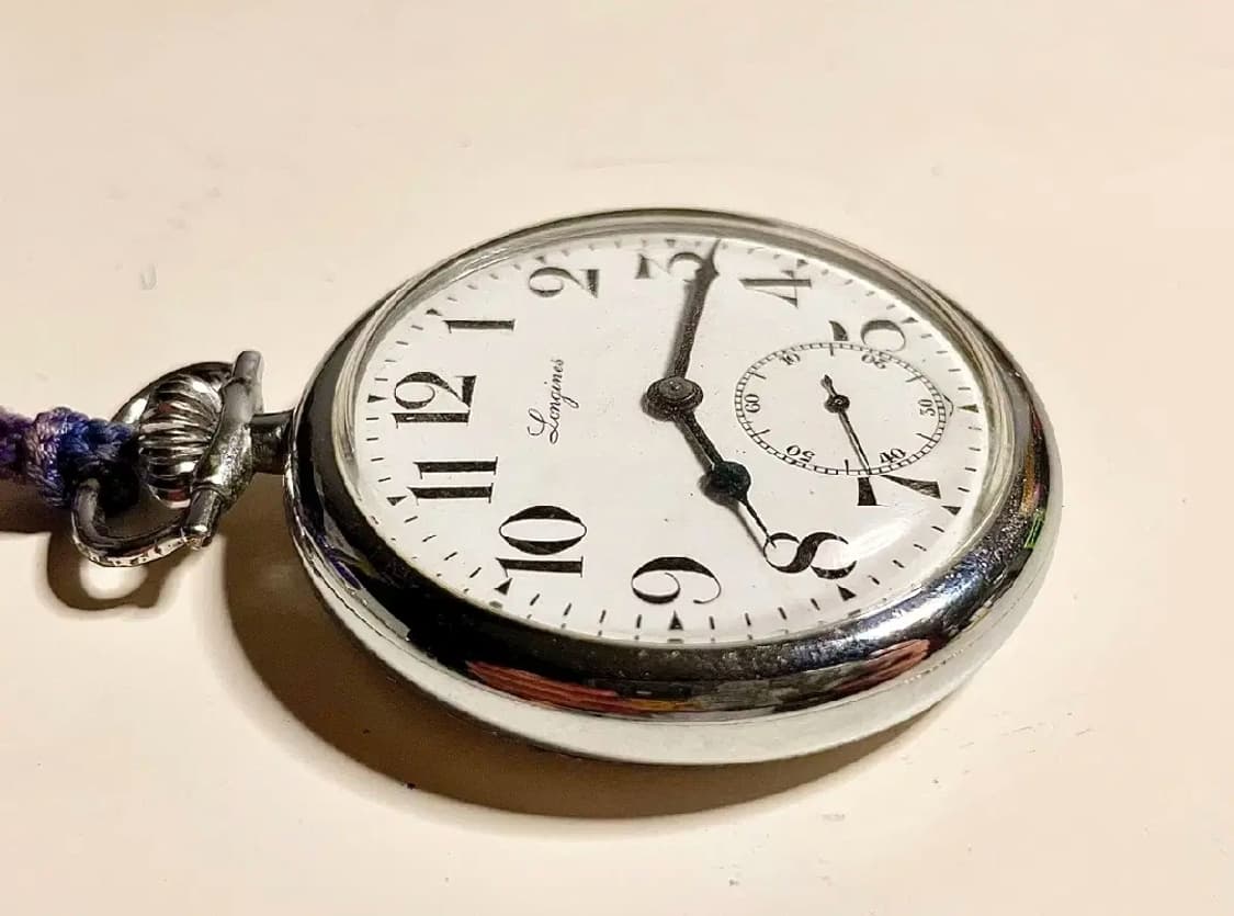 1930년대 빈티지 론진 회중시계 청침 엔틱 LONGINES 상품이미지5