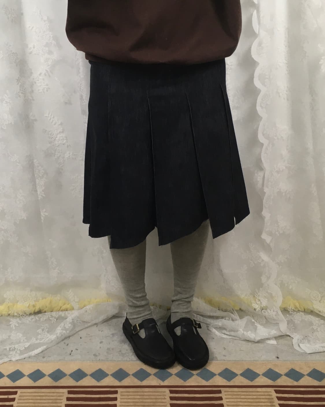 Denim skirt 상품이미지1