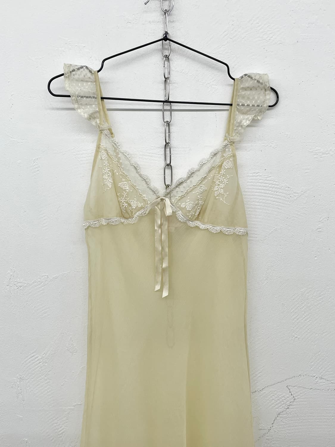 에블린 시어 레이스 슬립 상품이미지5