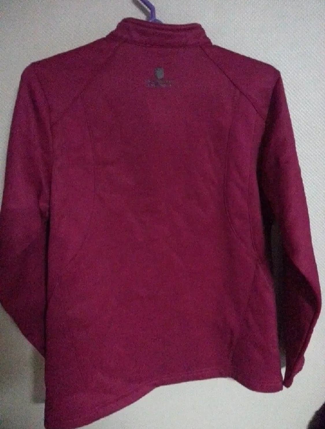 유니버시티 오브 캠브리지 남성 기모 반집업 자켓 버건디 105 상품이미지2