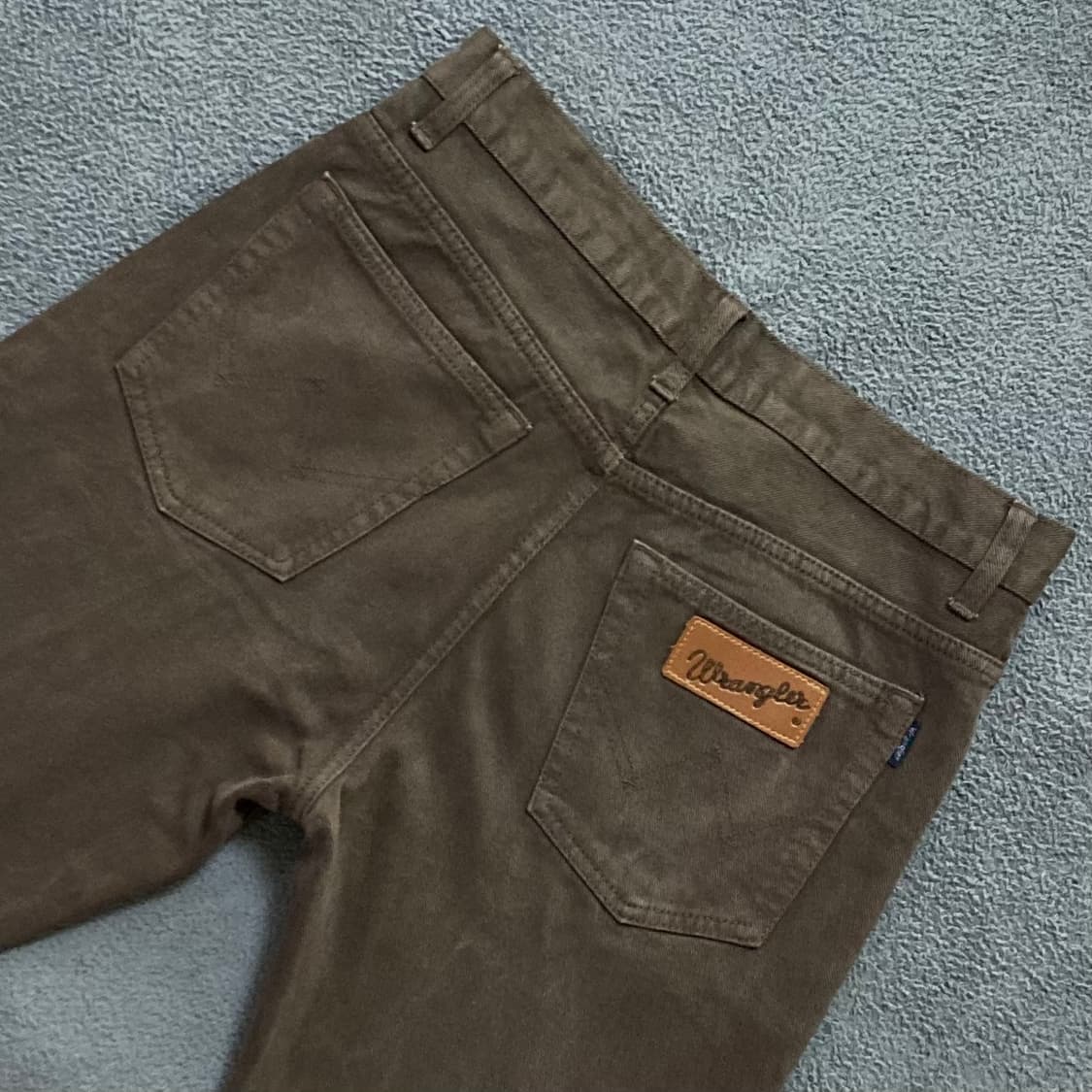 랭글러 브라운진 데님팬츠 상품이미지4