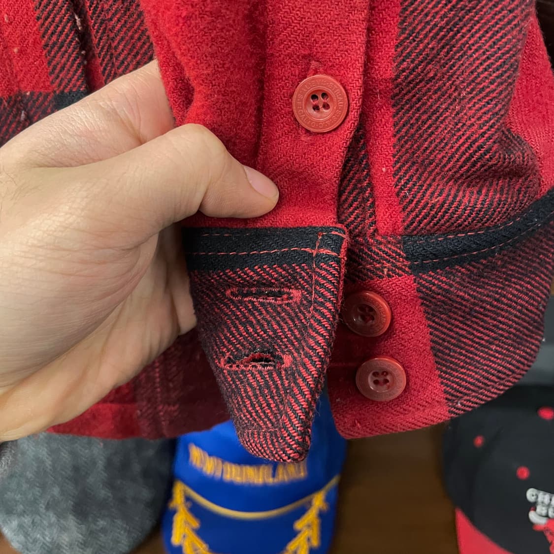 리바이스 타탄 체크 플란넬 모직 자켓 상품이미지5