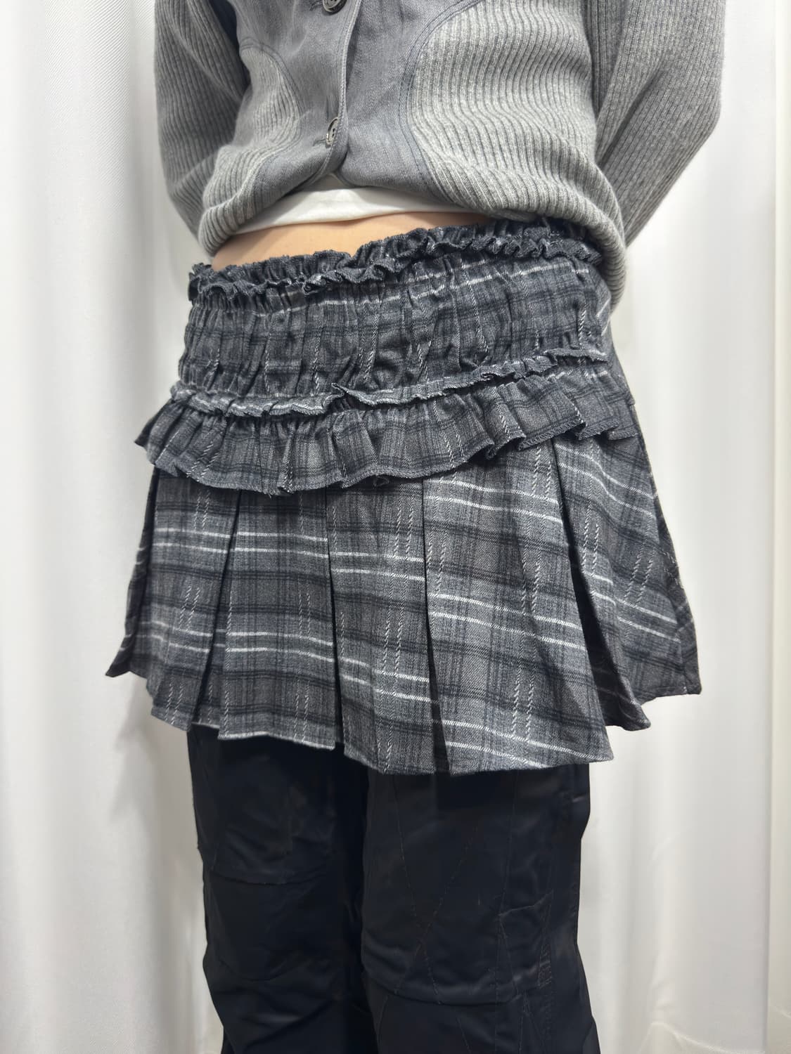design check mini skirt 상품이미지4