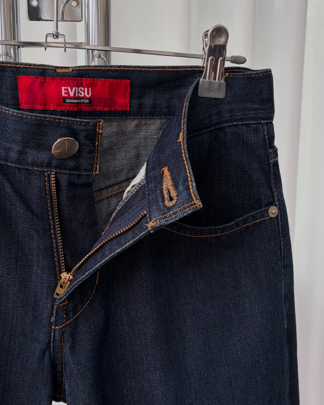 [26인치]에비수 Evisu 올드스쿨 포켓 프린팅 데님 팬츠 상품이미지6