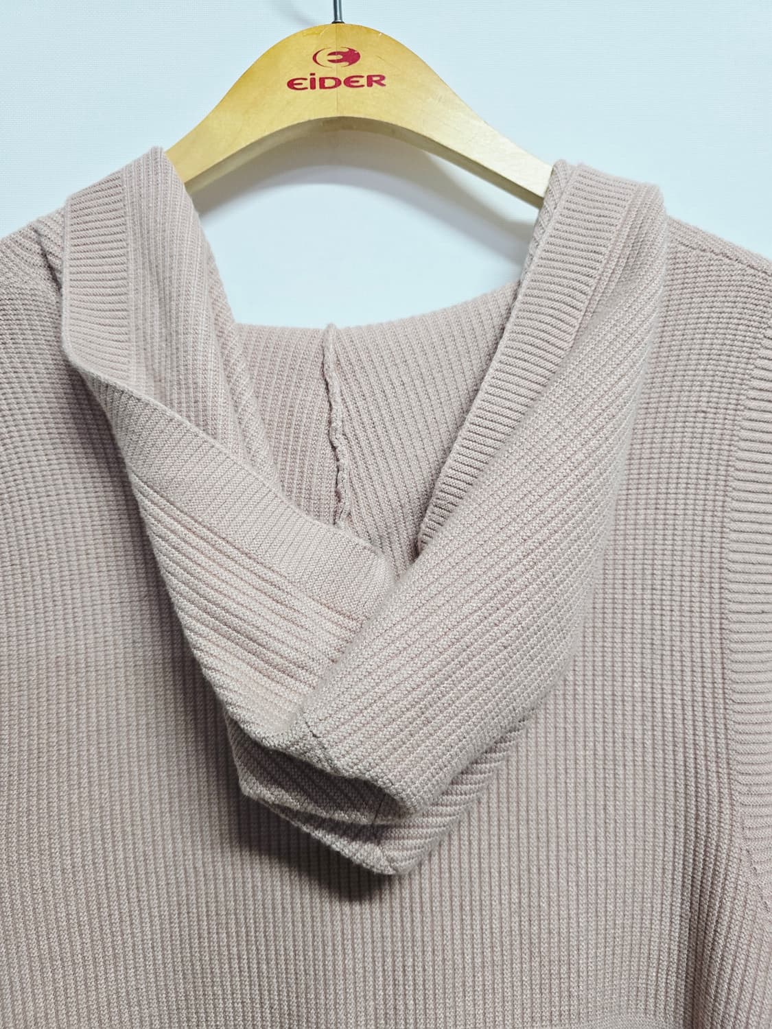 크레송  후드 니트 롱 조끼 베스트66 상품이미지6