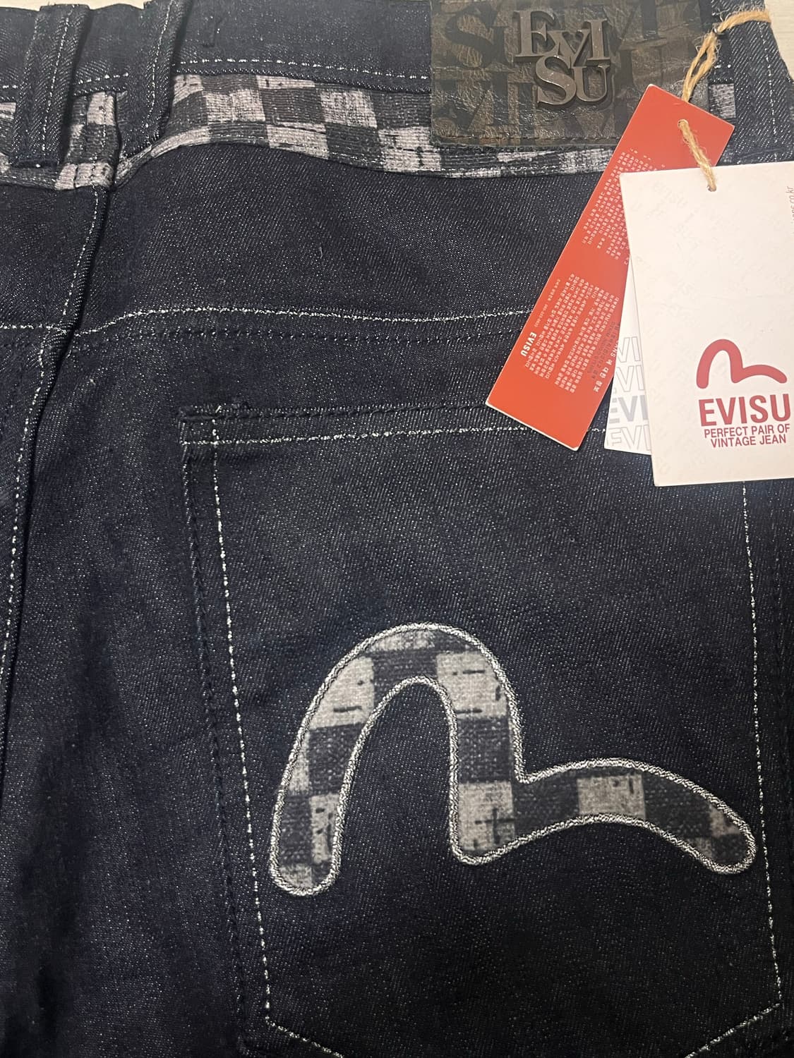 evisu 에비수 한국판 흑청 새제품 상품이미지6