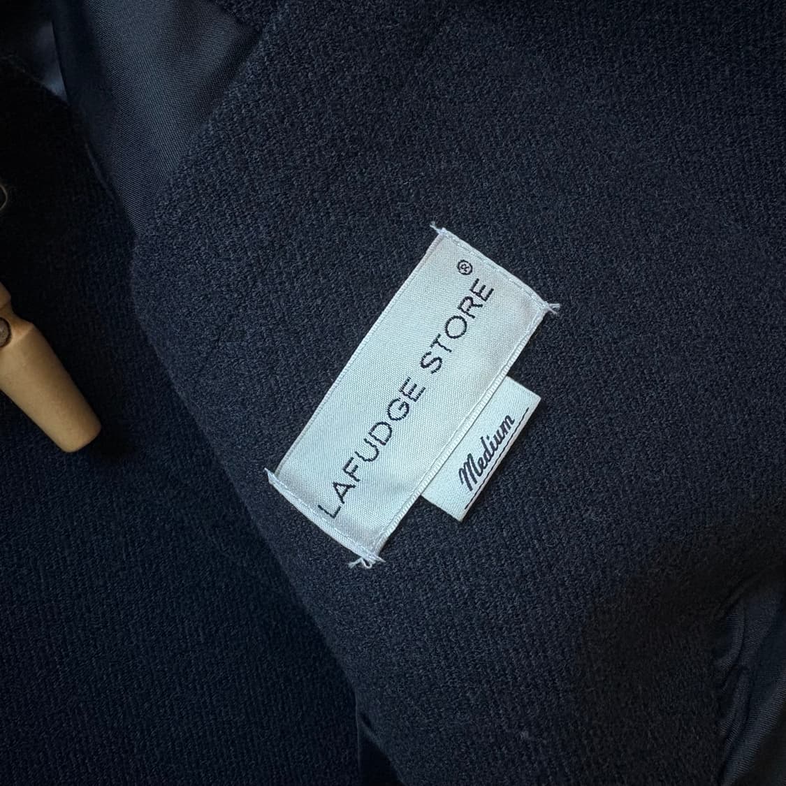 (새상품급)떡볶이 코트 네이비 M 상품이미지3