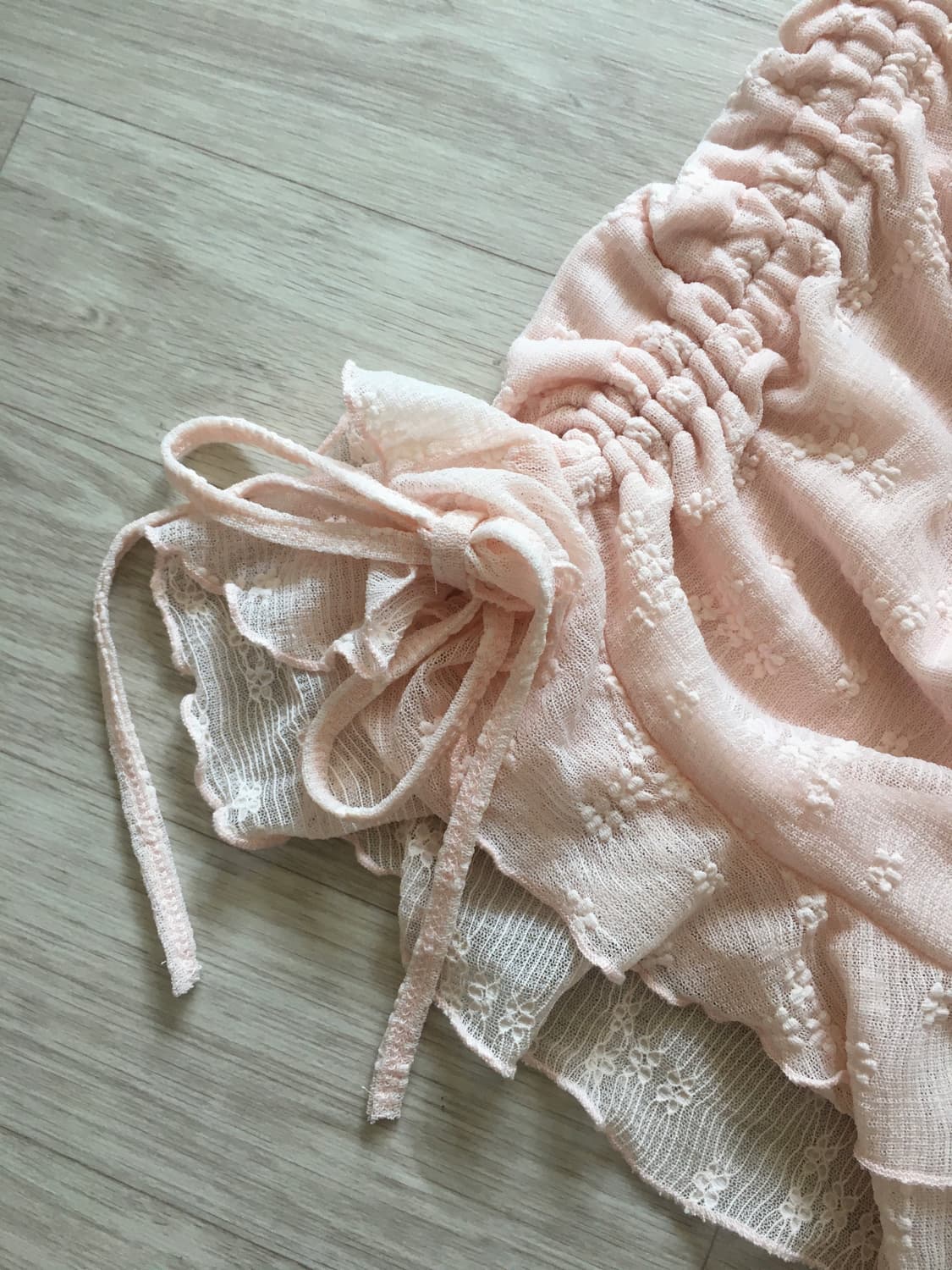 핀터깔 베이피핑크 레이스 원피스 상품이미지3