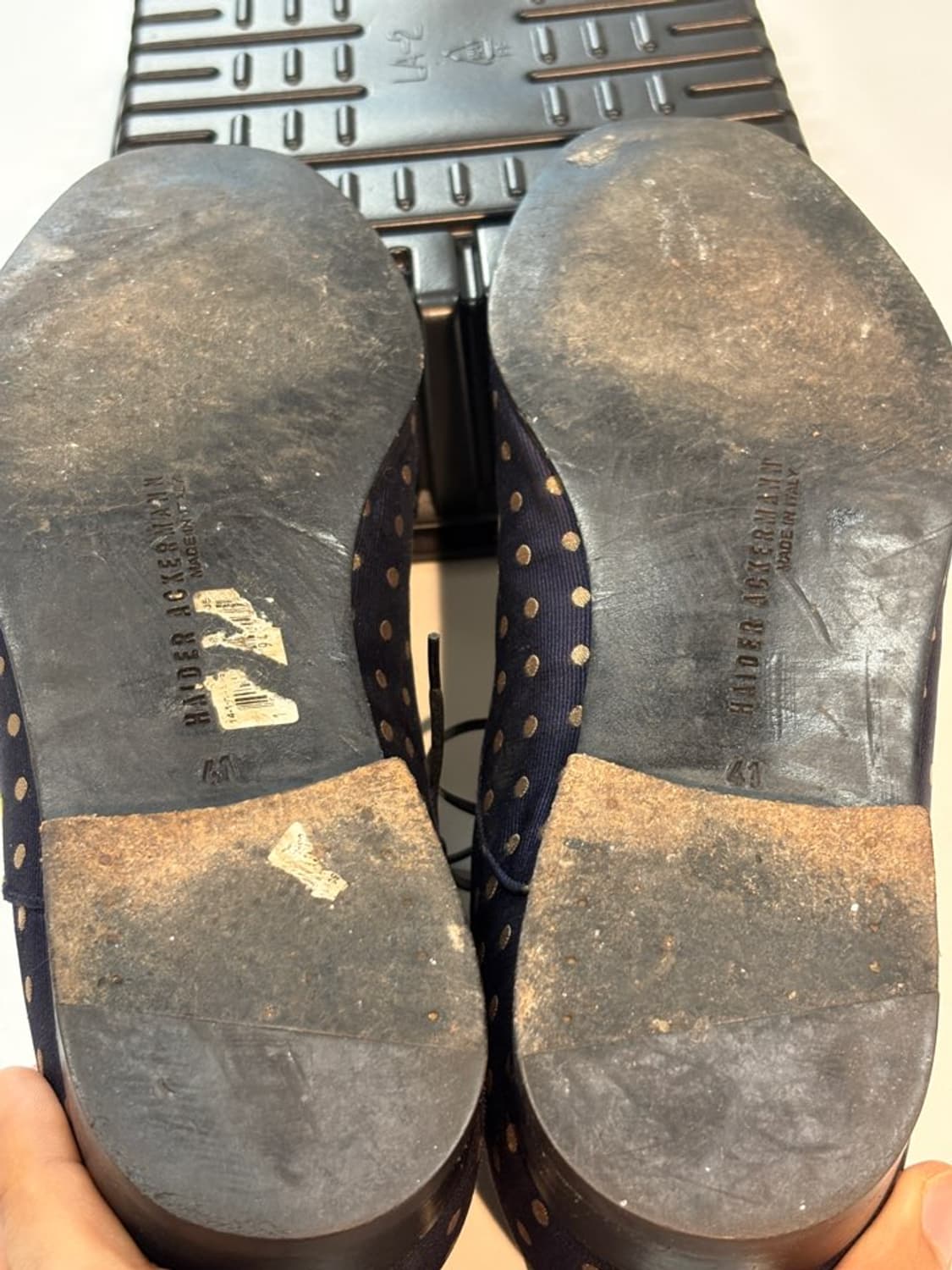 (14SS 런웨이)하이더 아커만 폴카닷 더비 슈즈 상품이미지8