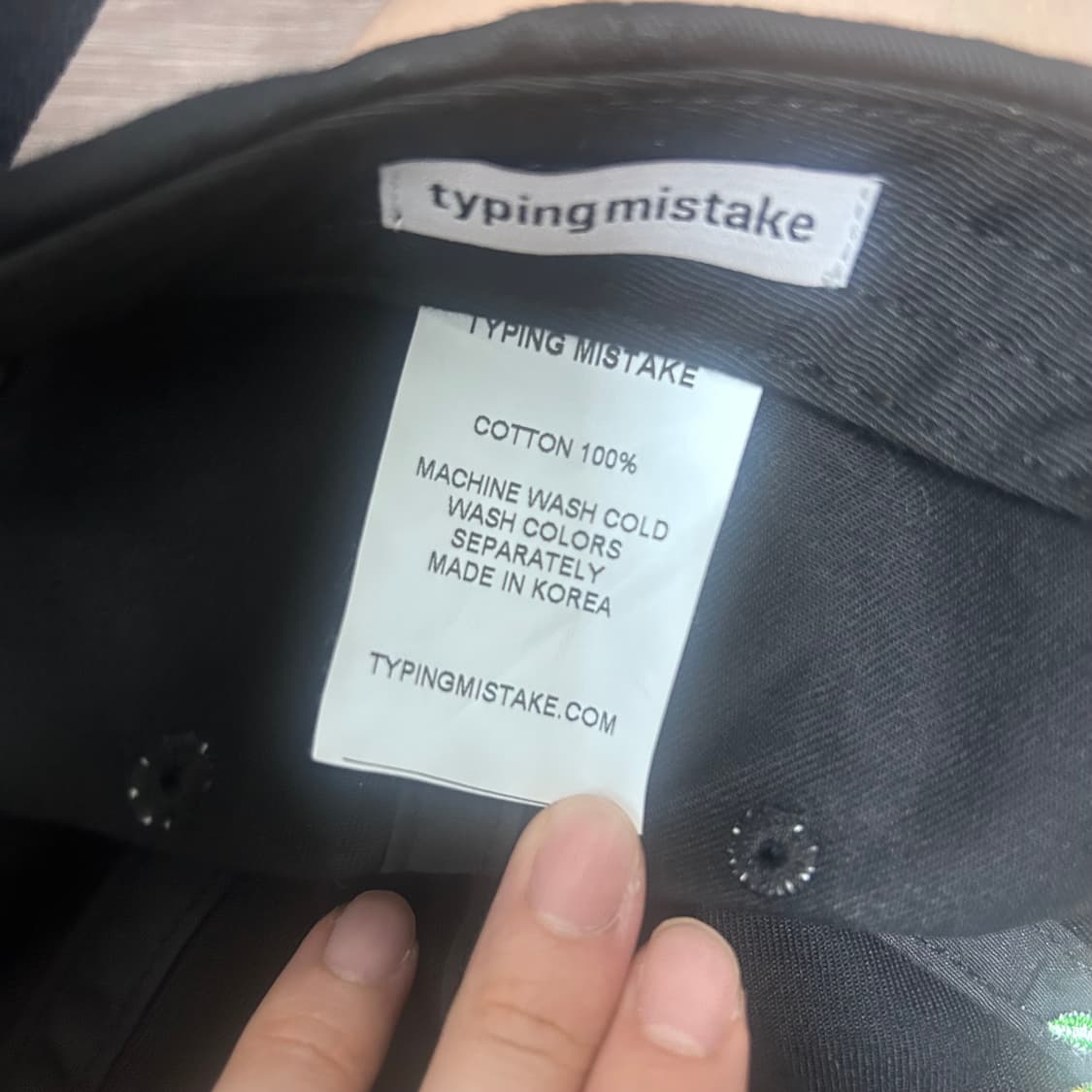 타이핑미스테이크 애플 맥킨토시 볼캡 상품이미지8
