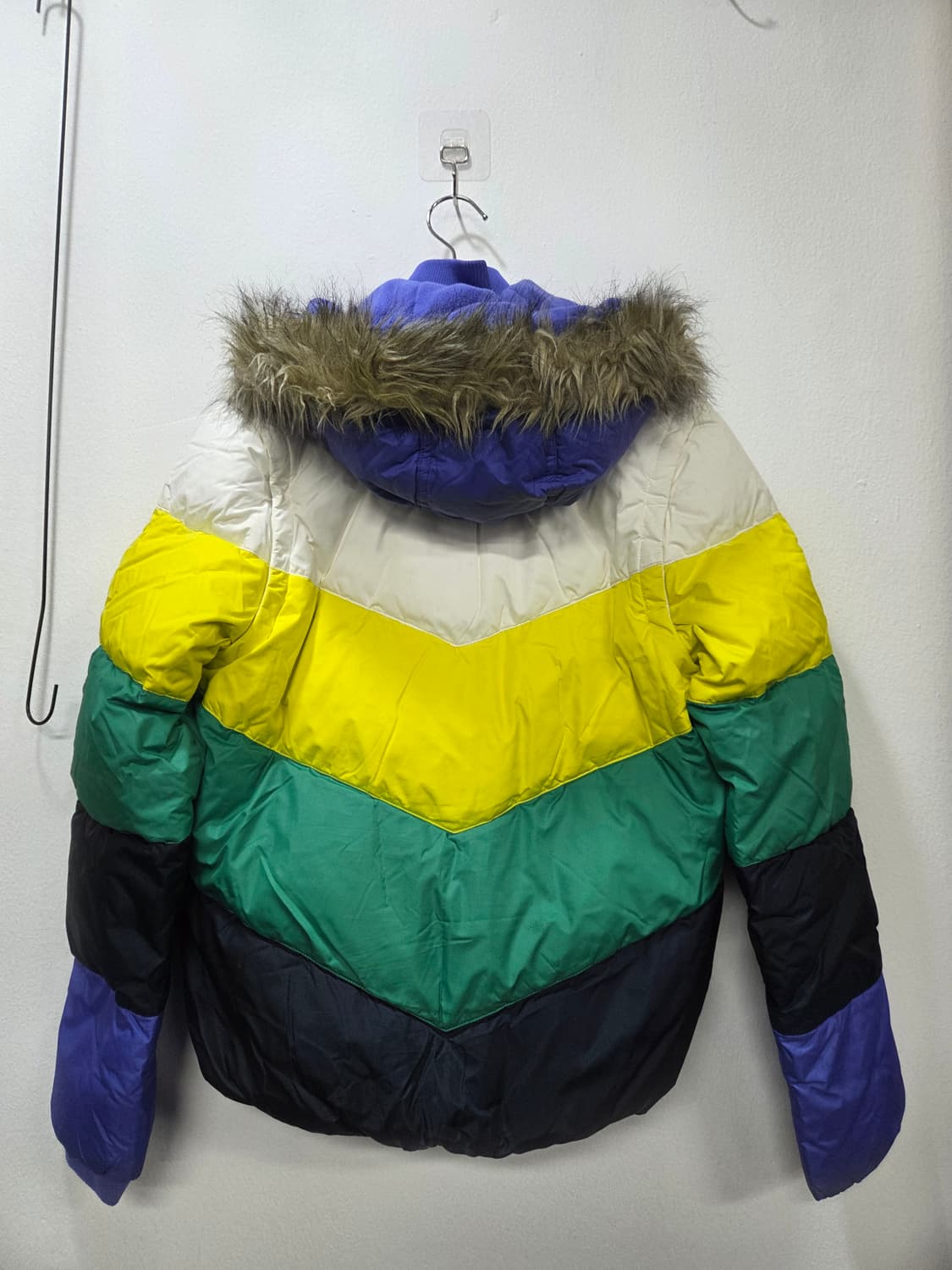 나이키 컬러 블록 후드 덕다운 패딩 점퍼 & 베스트(조끼) 남녀공용 상품이미지8