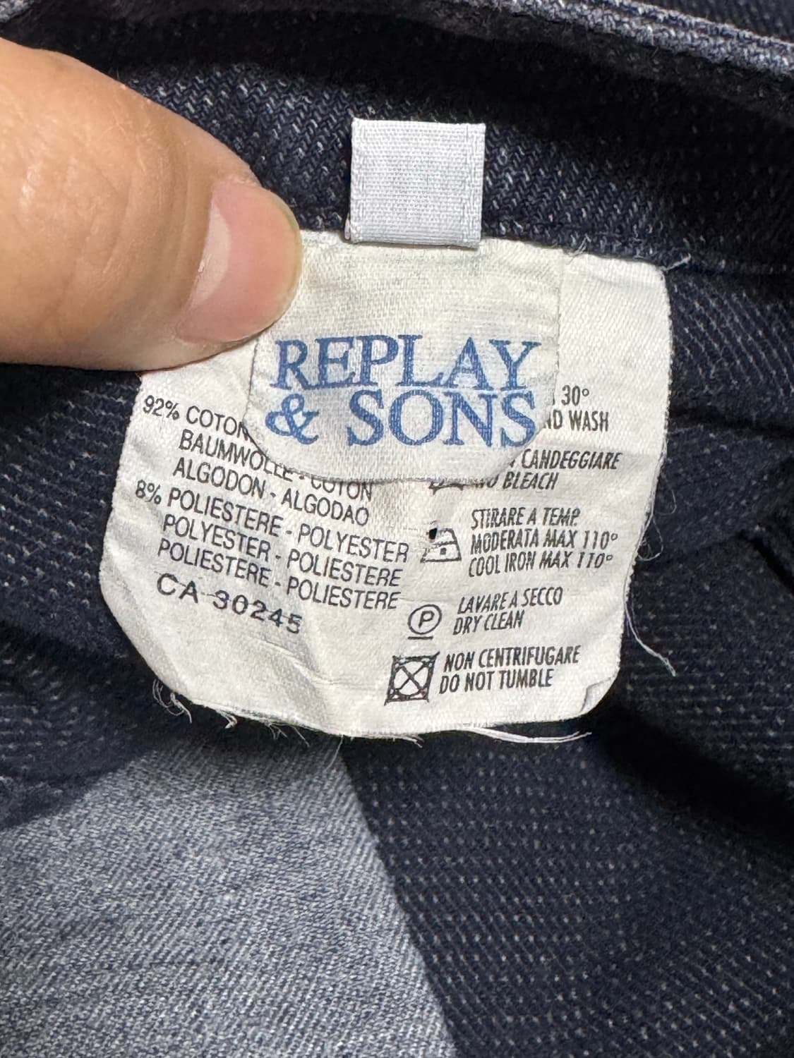 리플레이 앤 선즈(Replay & Sons) 빈티지 카고 팬츠 상품이미지7
