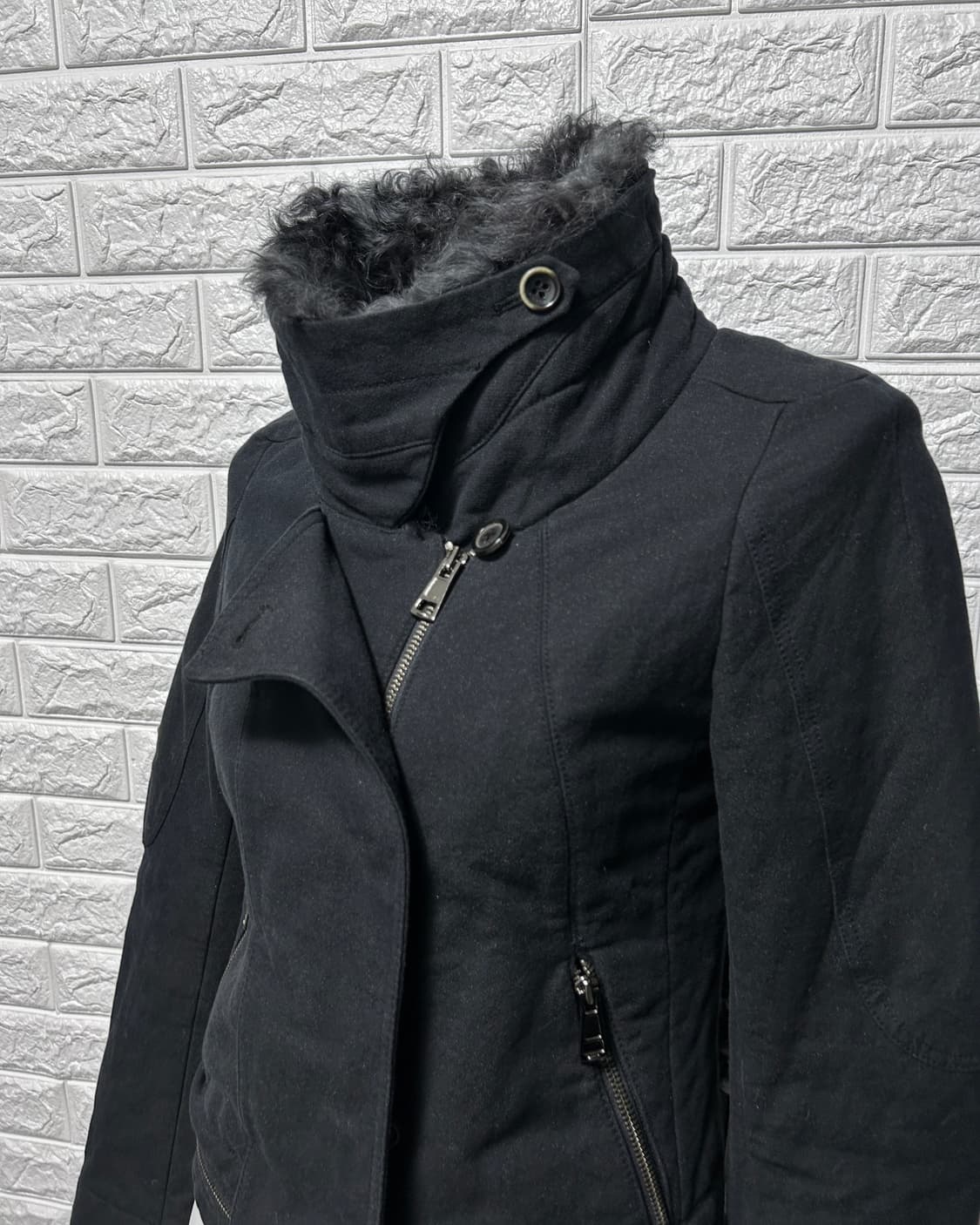 시스템 시어링 하이브리드 하이넥 자켓 상품이미지5