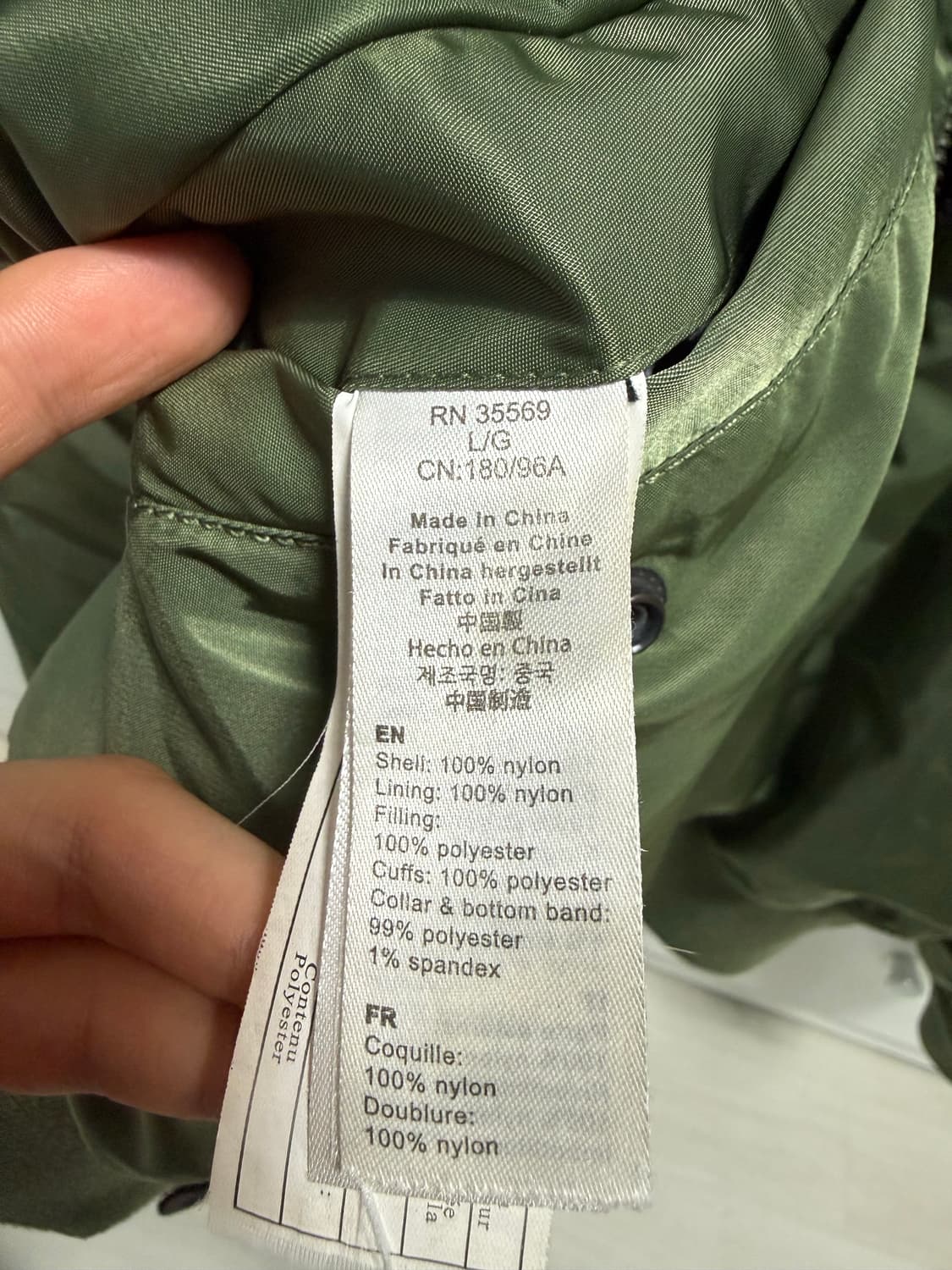 알파인더스트리 ma-1 L 상품이미지4